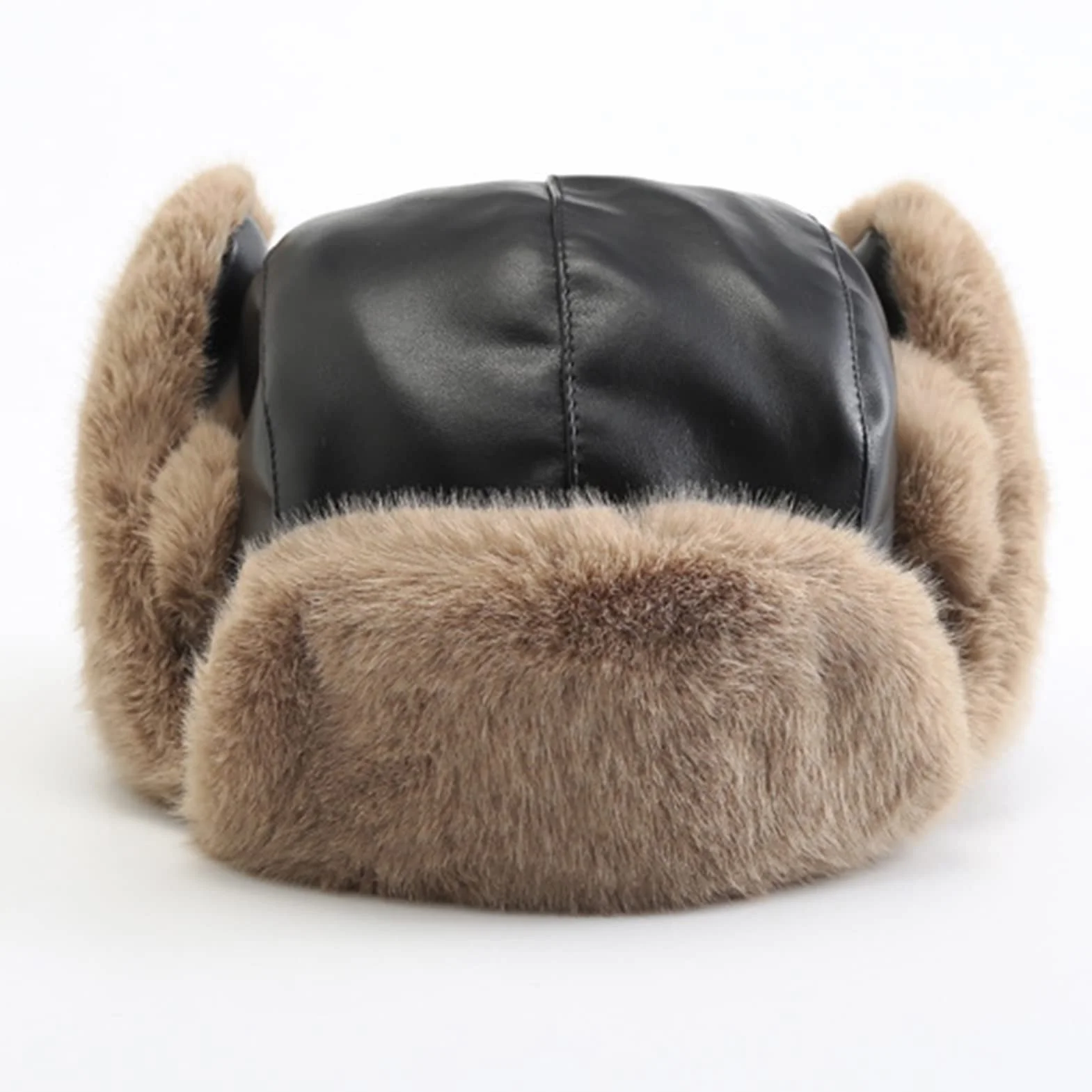 GIBZ Gorro de Aviador para Mujere Invierno Sombrero de Trampero con Orejeras Gorro Ruso de Piel