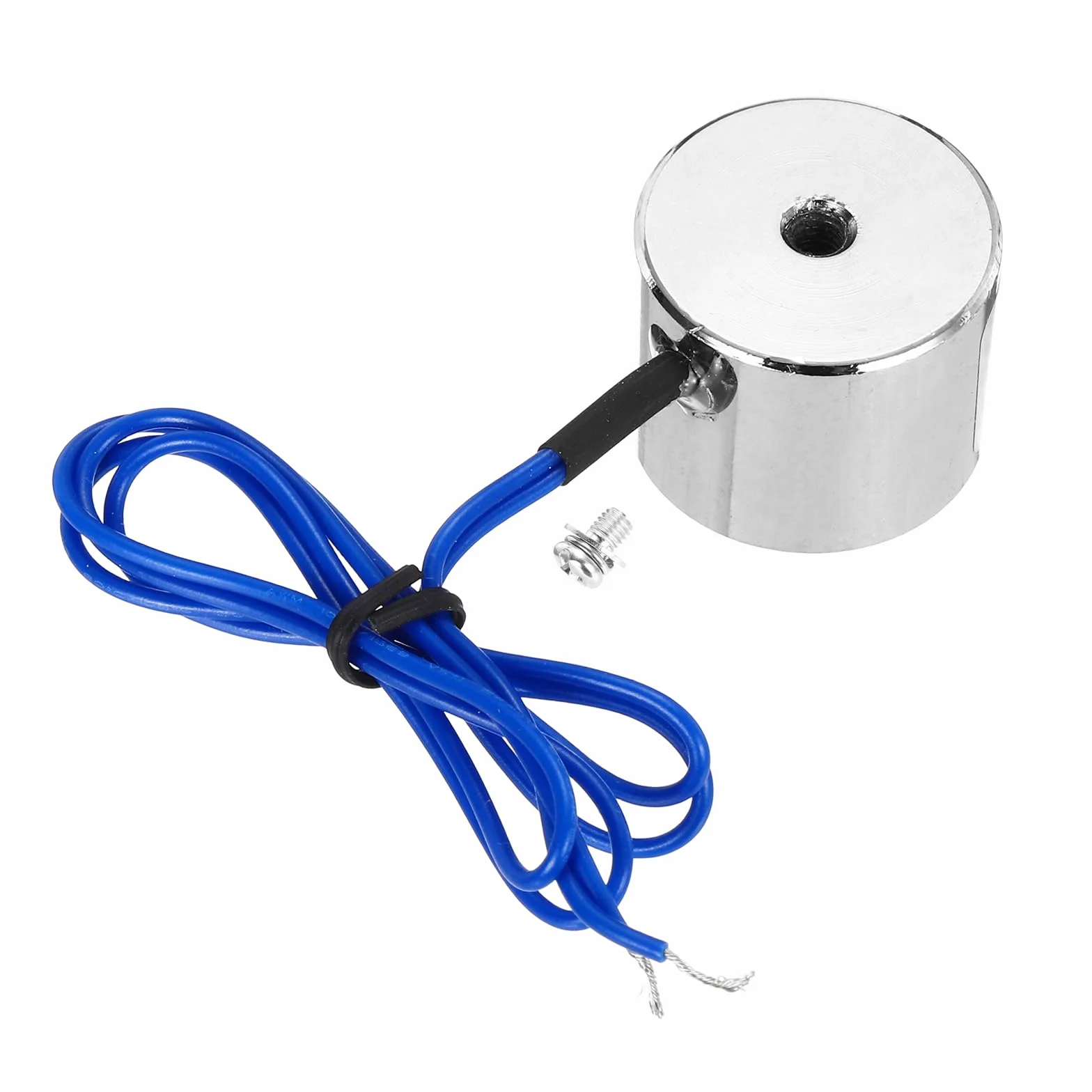 Electroimán Solenoide DC 12V 1.5W 17.6LB 8Kg Redondo 25x20mm