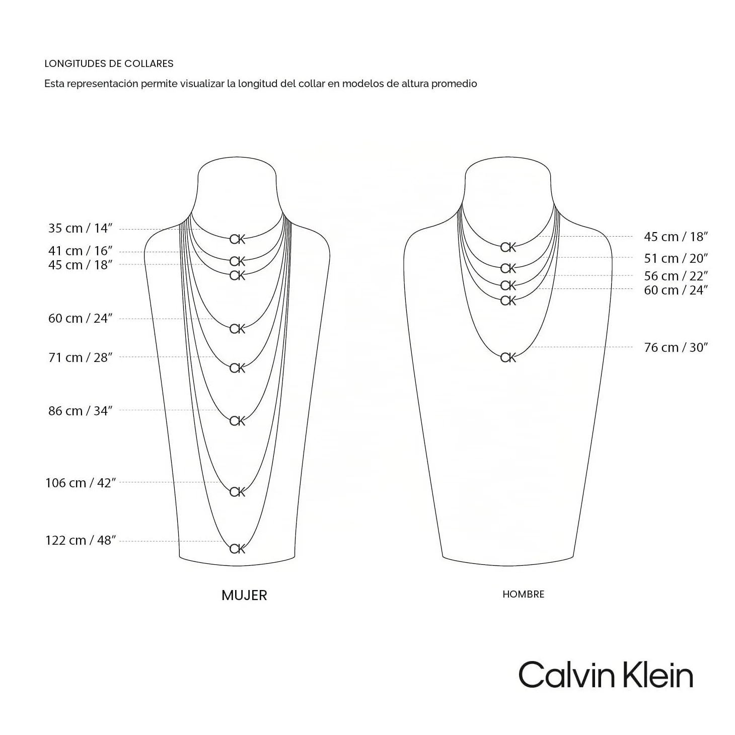 Calvin Klein Collares de cadena Outlook Collection para hombre en acero inoxidable