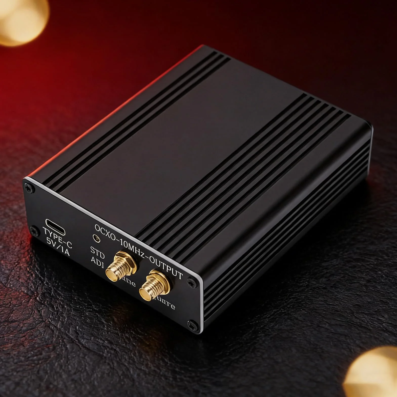 Módulo OCXO 10 MHz con Carcasa para Telecomunicaciones, Oscilador de Temperatura Constante con Cable Tipo C