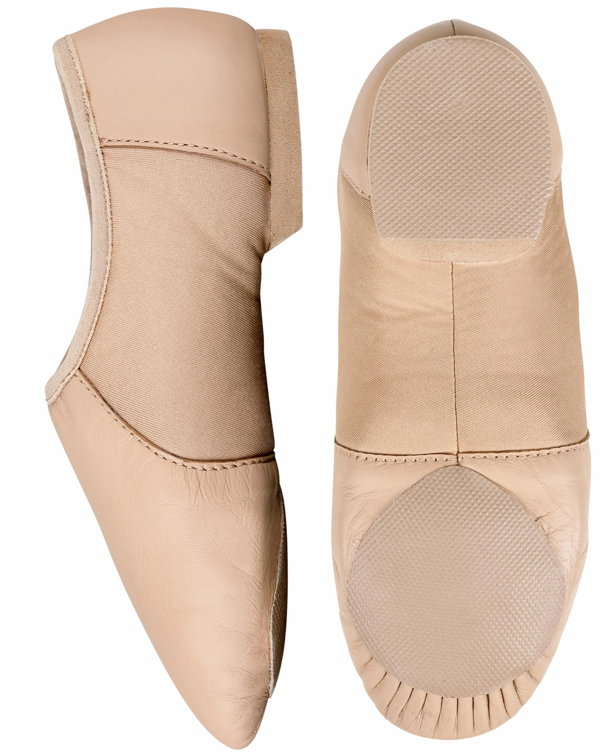 Silky Dance AeroFlex - Zapatos de jazz con suela dividida, de piel auténtica, color negro y marrón, tallas para niños y adultos