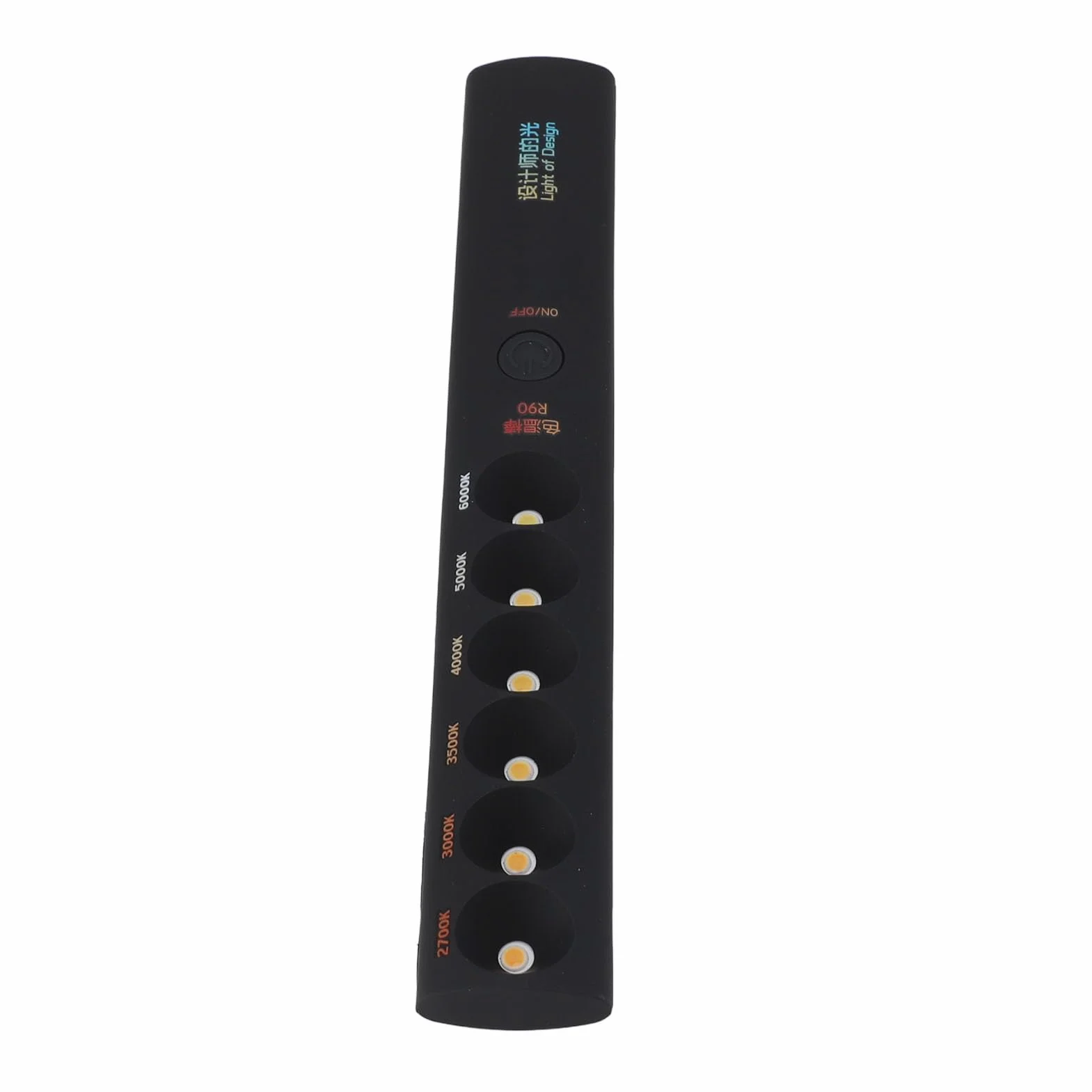 aqxreight Lámpara de Temperatura de Color Portátil Recargable 2700K-6000K 6 Modos Varita de Luz Fotografía