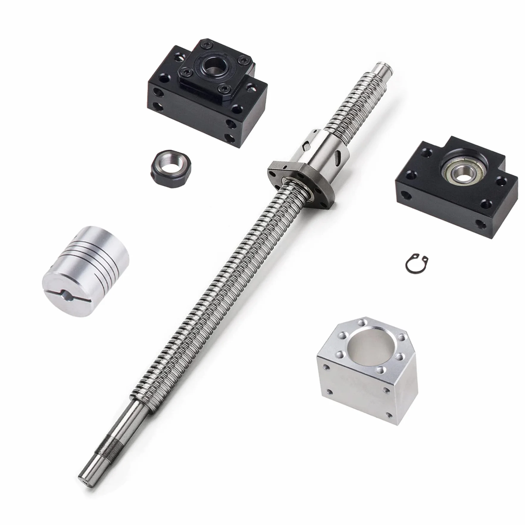 CNC Juego de guía lineal HGR20-400 mm con bloque deslizante y husillo de bolas SFU1605
