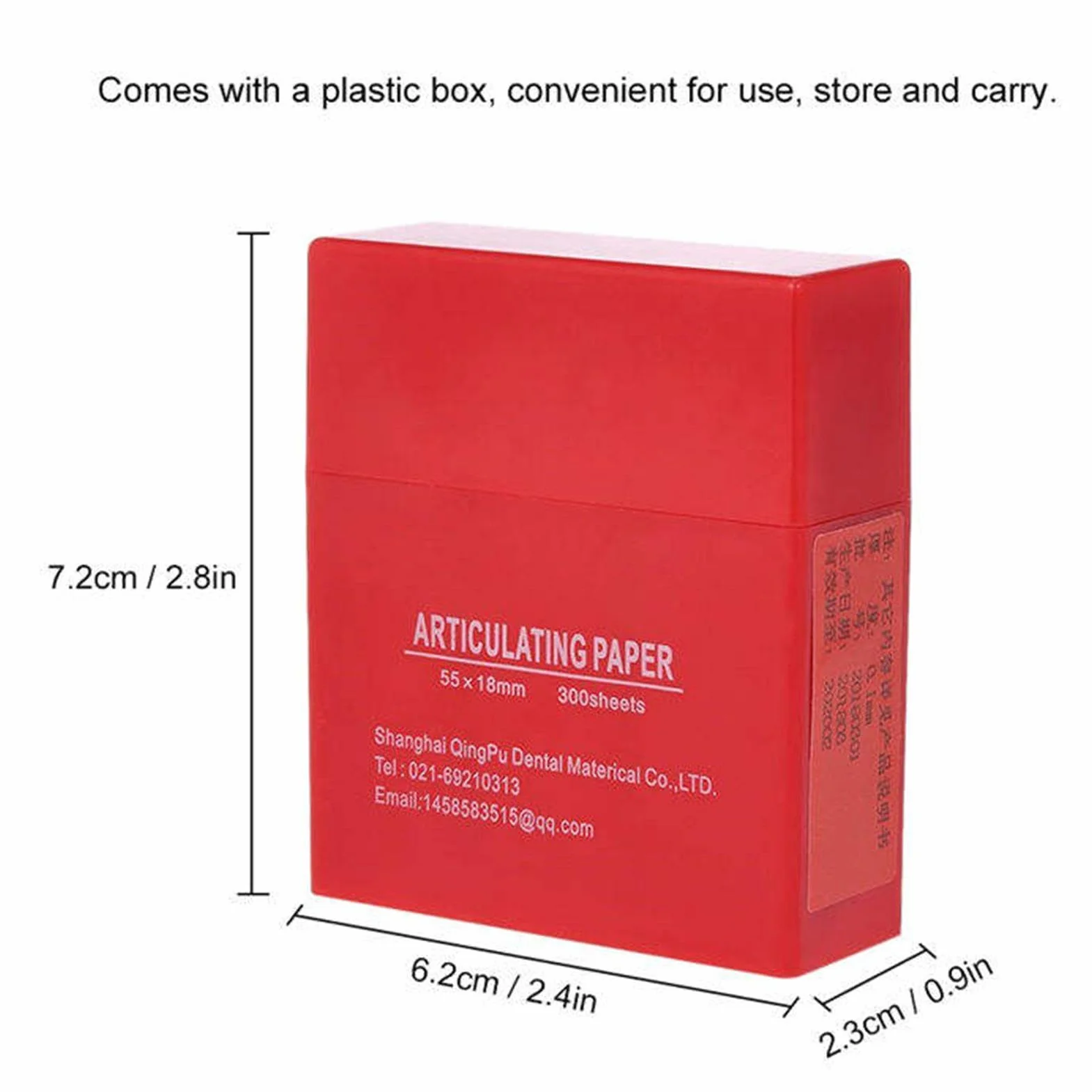 Tsuchiya Mordida Dental Papel Articulado 300 Hojas Alta Sensibilidad Ajuste Oclusal