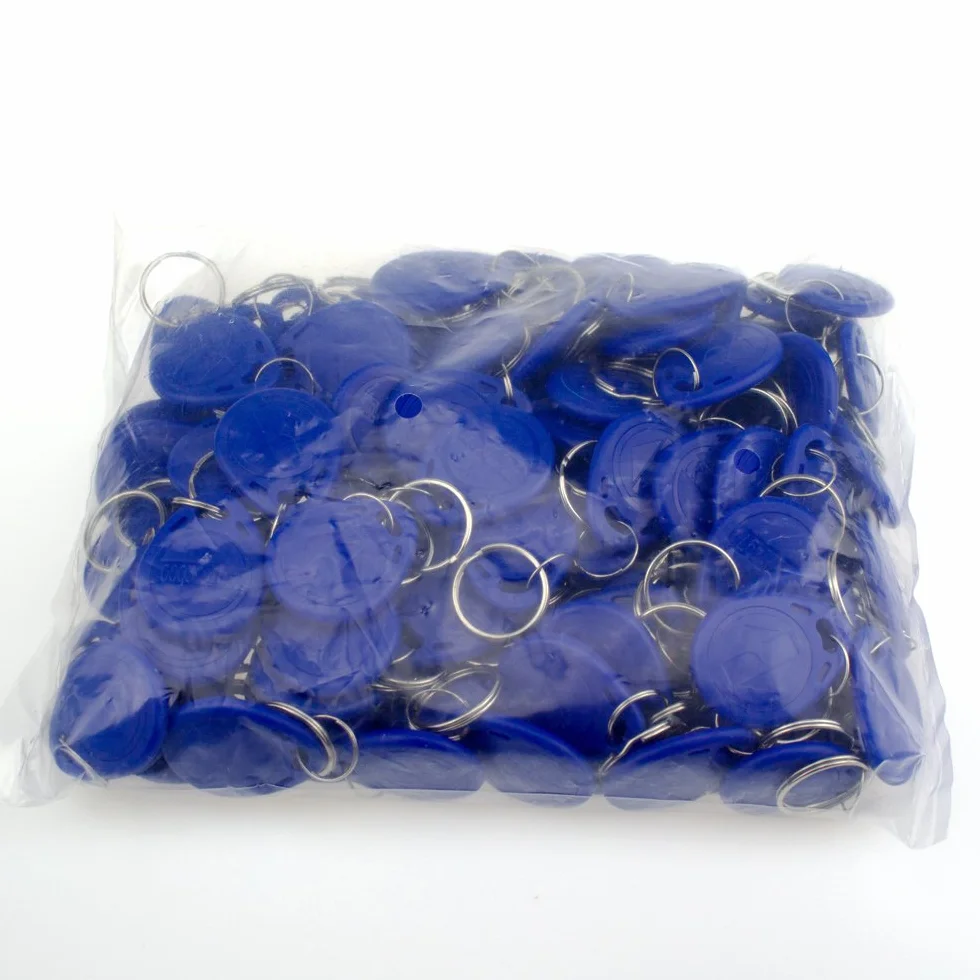 Llavero de Control de Acceso RFID Proximity EM4100 TK4100 125 Khz 100pcs