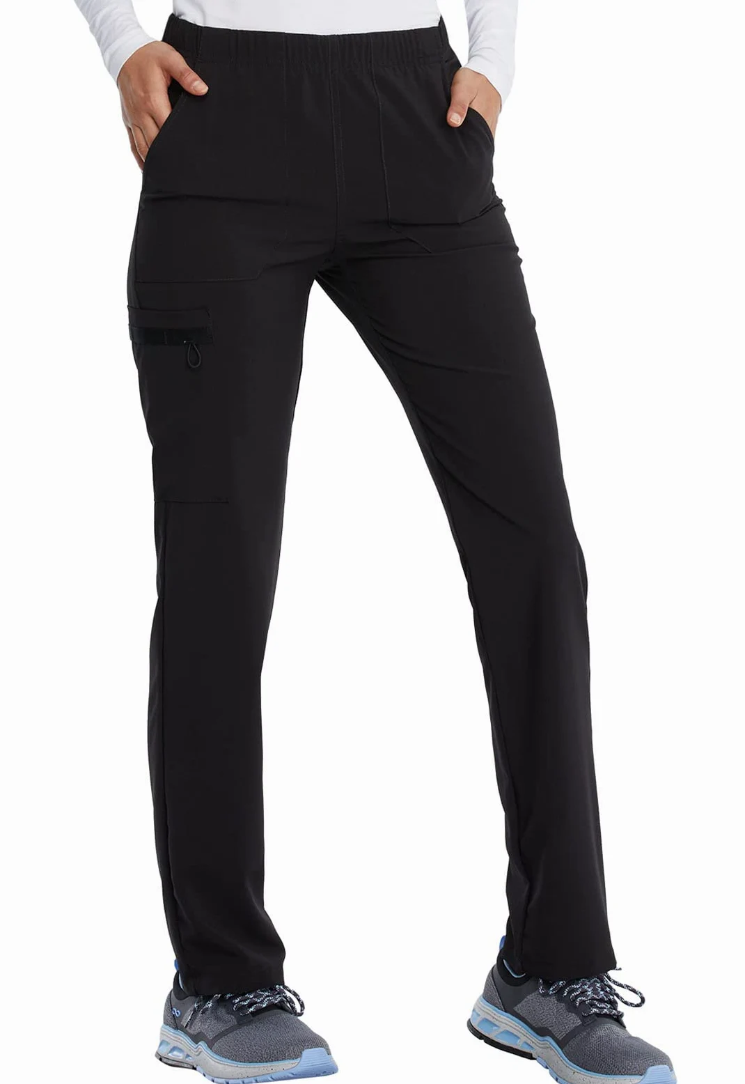 Dickies EDS Essentials DK019 - Pantalón quirúrgico para hombre y mujer, tiro natural, pierna cónica