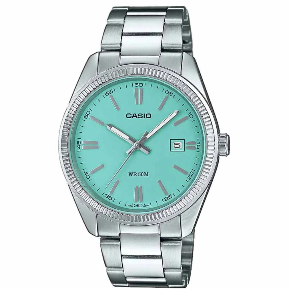 Casio - Men's Bracelet Watch MTP-1302PD-3AVEF - Steel - Silver - 38.50 mm