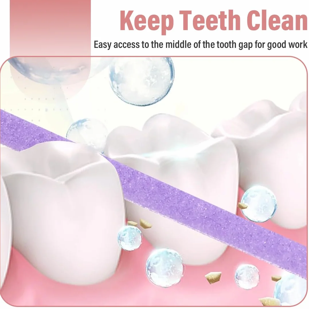60 Tiras de Pulido Dental, Herramienta de Lijado de Dientes, Pulidora Dental para Cuidado Bucal