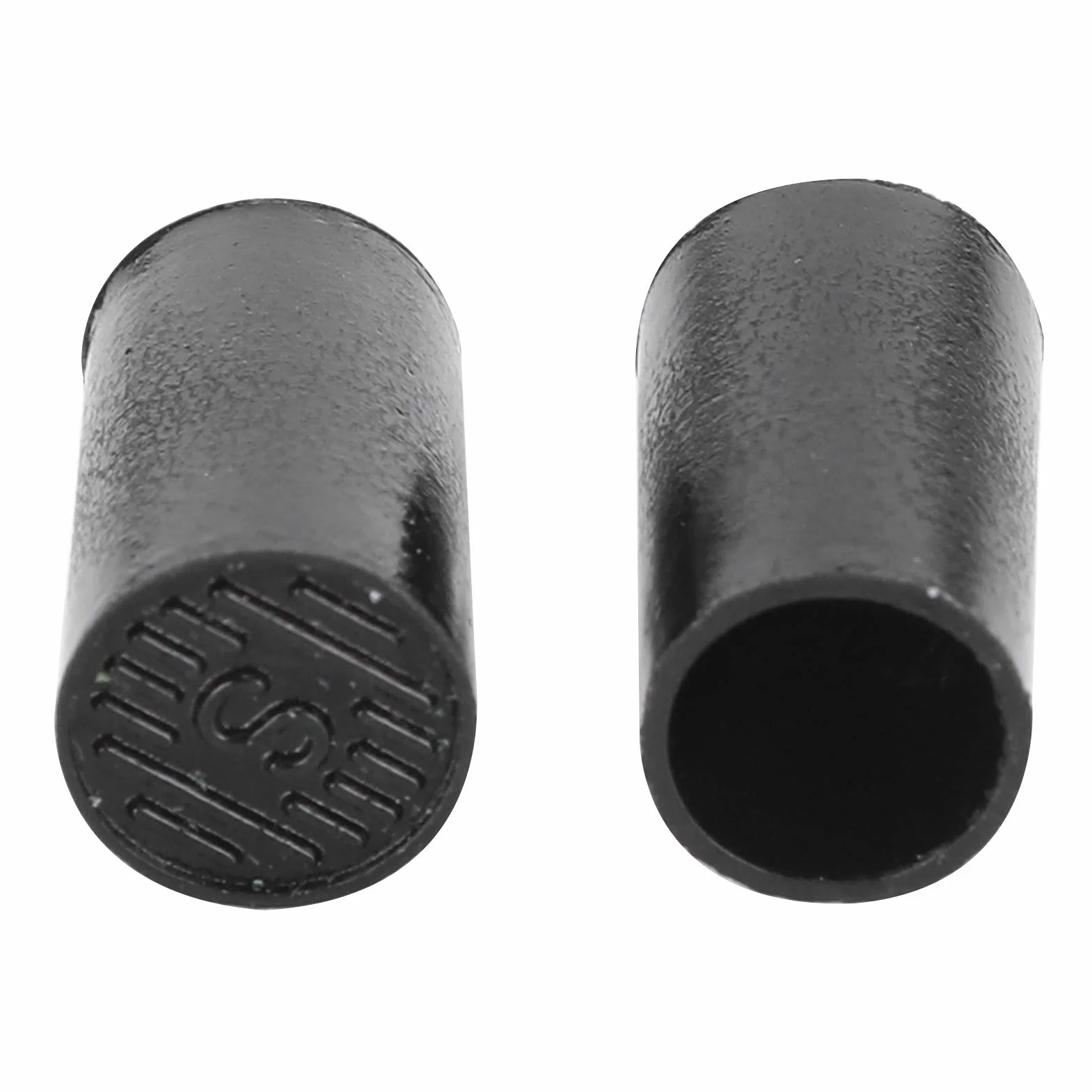 10 pares de tapas de punta de tacón alto Protector de punta de tacón alto negro CPU zapatos de poliuretano Reparación de kits de repuesto(10mm)