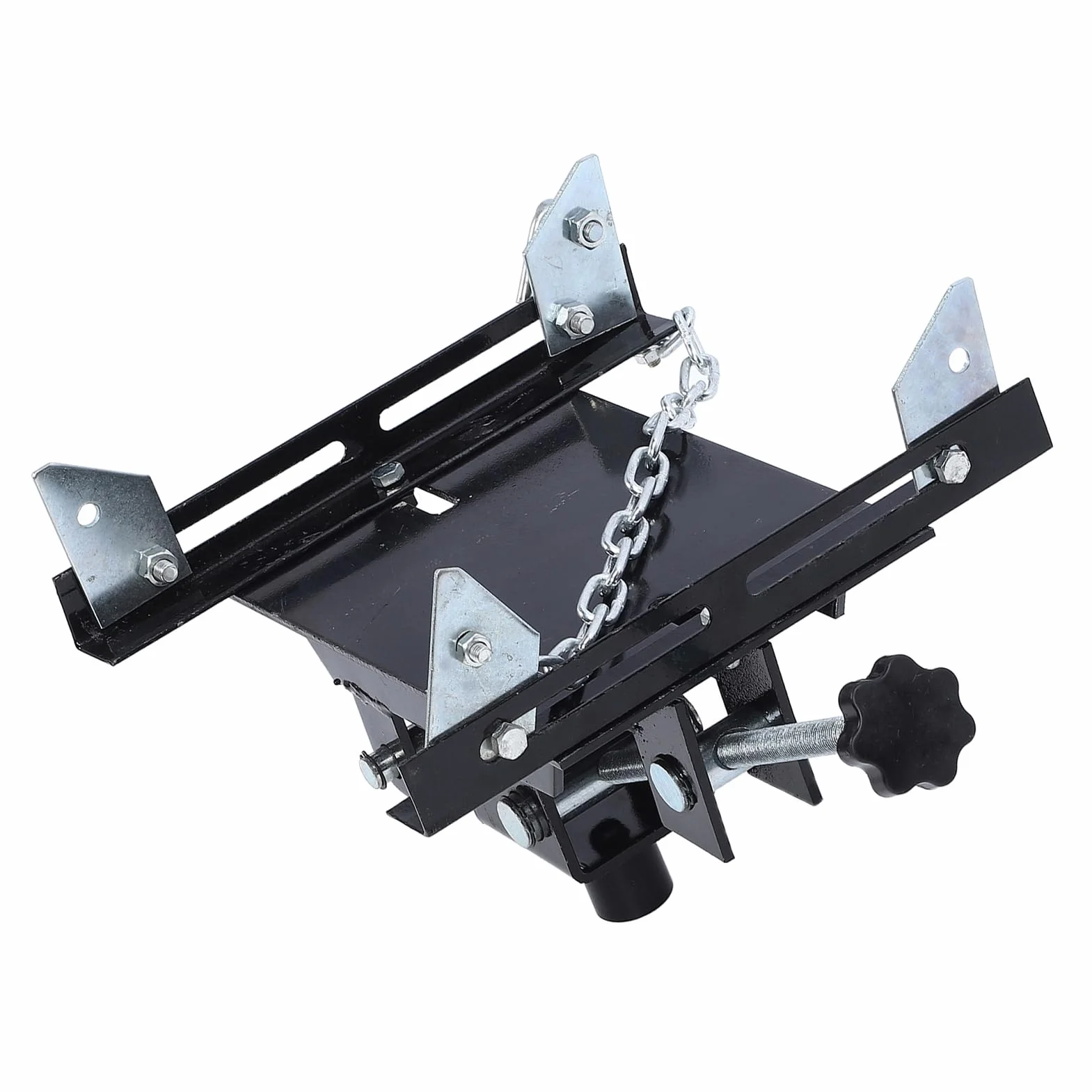 Adaptador ajustable para elevador de engranajes 500 kg cabezal inclinable 30 grados