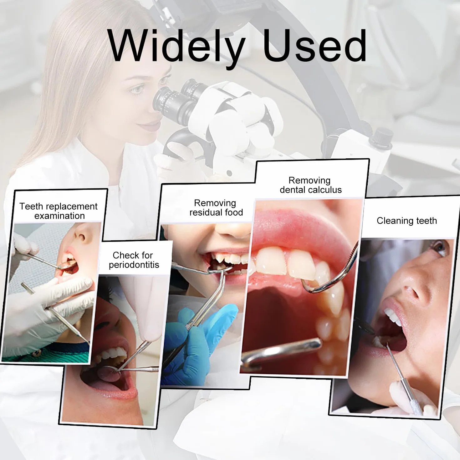 Espejo de Boca Dental para Dentista Higiene Oral Herramienta de Inspección