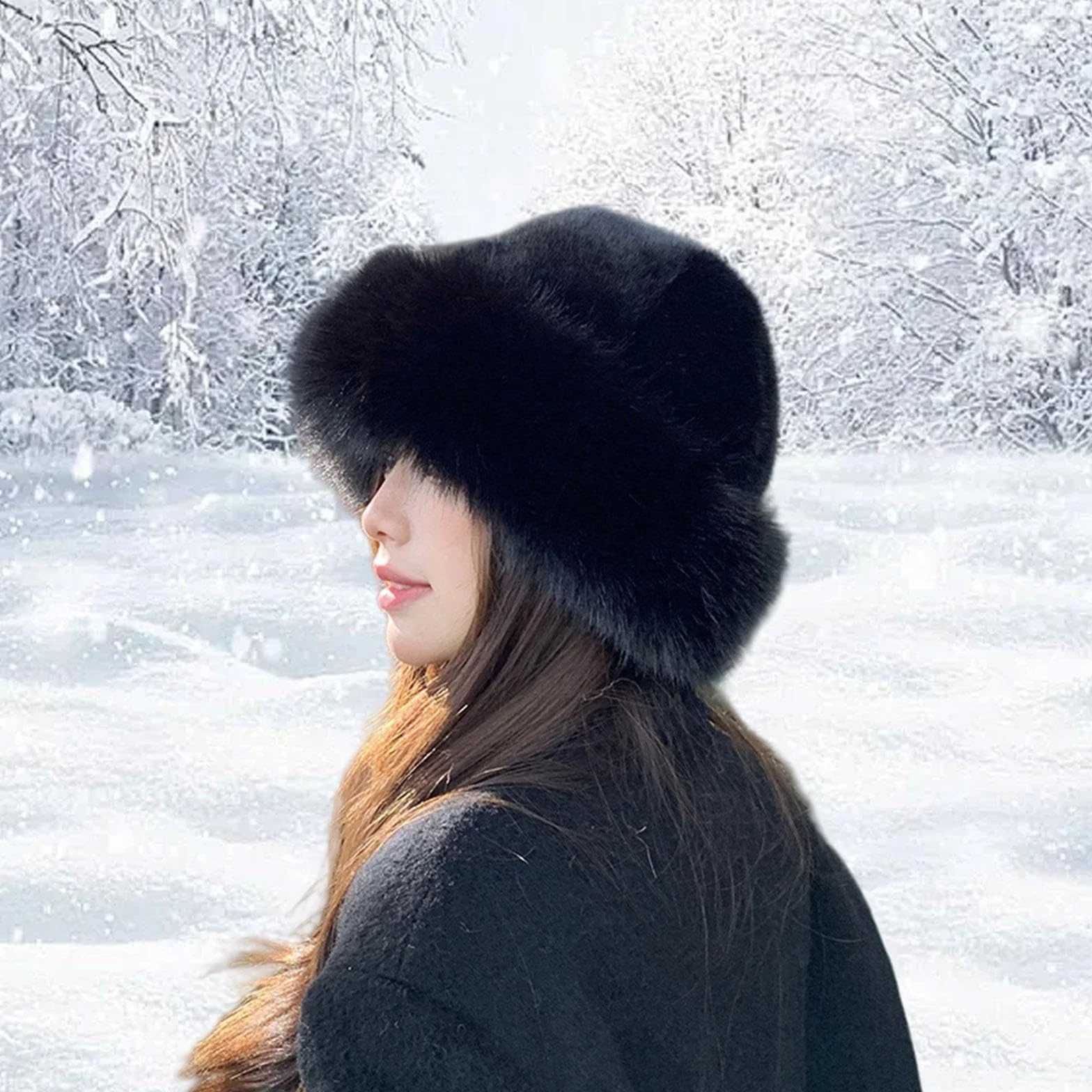 2026 Gorro de Invierno para Mujer,Gorro Ruso para Deportes de Nieve,Sombrero Mujer Invierno,Mujer Sombrero de Piel Sintética Invierno Cálido Gorro para Esquí Gorra Estilo de Rusia