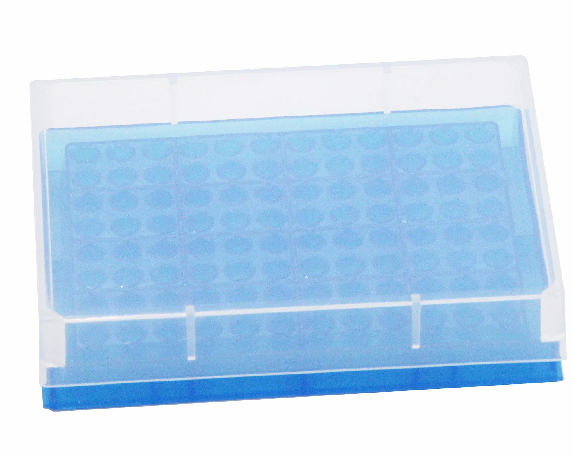 MUHWA Gradilla para Tubos de PCR, 96 Posiciones, 0,2 ml, Azul