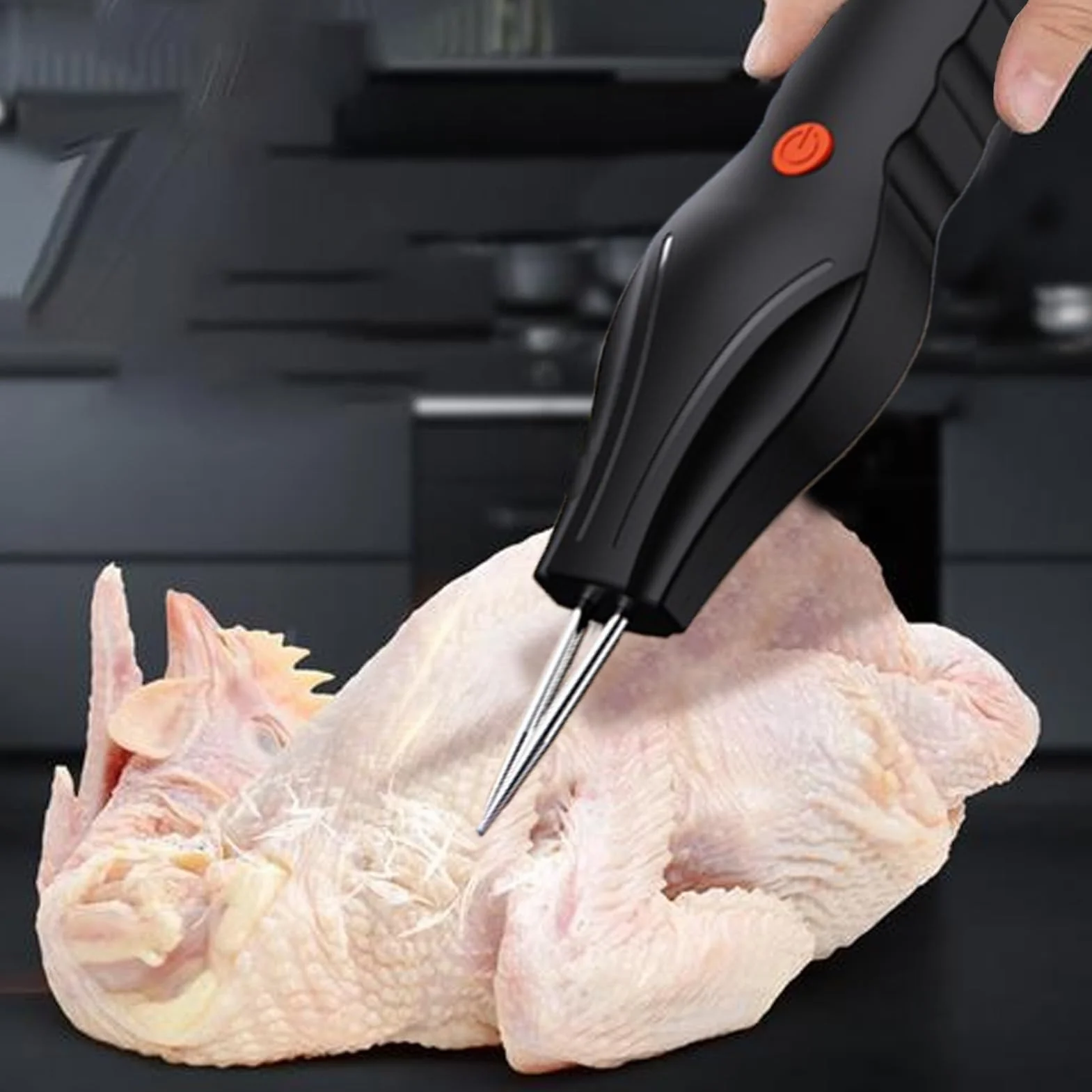 Llamador de pavos eléctrico profesional con máquina de depilación manual y automática para pollos