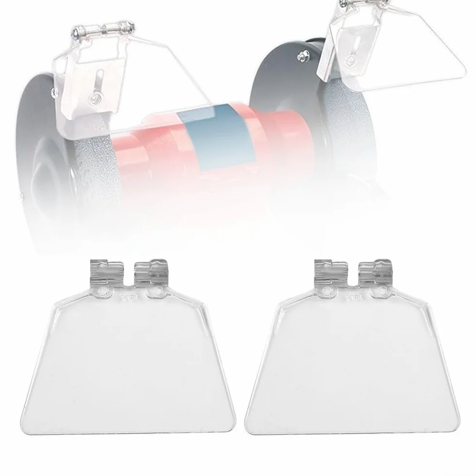 Protectores oculares para amoladora de banco, 2 transparentes ABS
