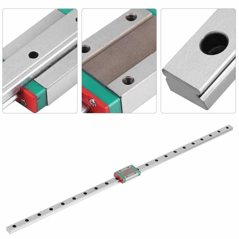 Mgn12 Guía De Carril Lineal En Miniatura 550mm Para Impresora 3d Cnc