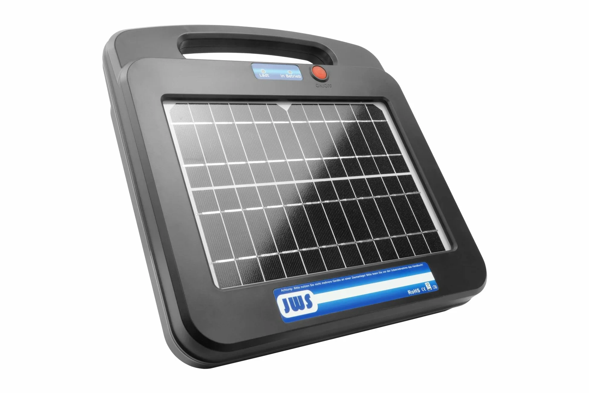 Electrificador de vallas solar 12V 5 km 0,25 julios