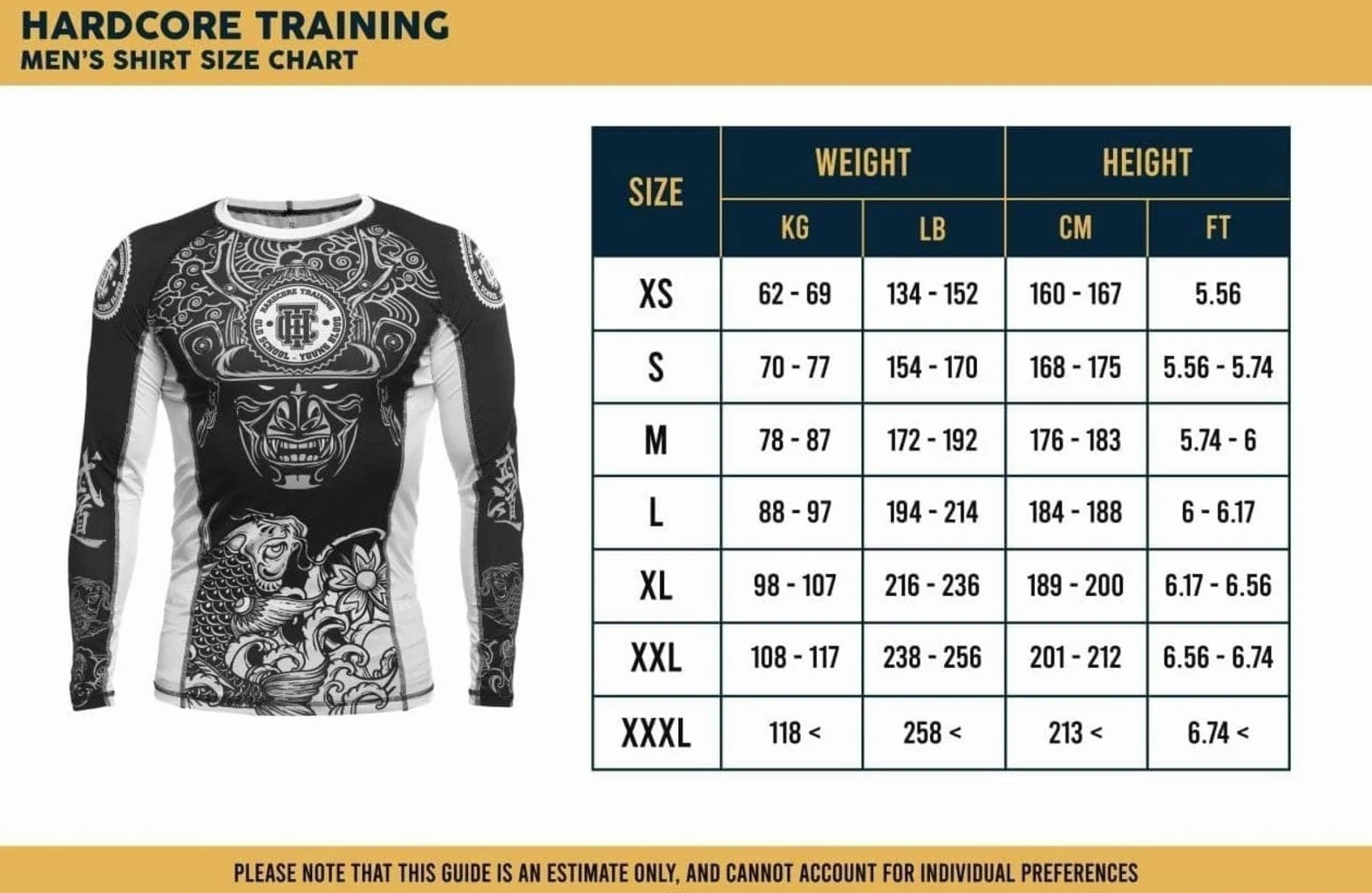 Męski Rashguard BJJ MMA No Gi Kompresja Trening