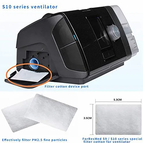 Bayda 30Pcs Filtros de Aire Desechables Universales para ResMed AirSense 10 AirCurve10 S9