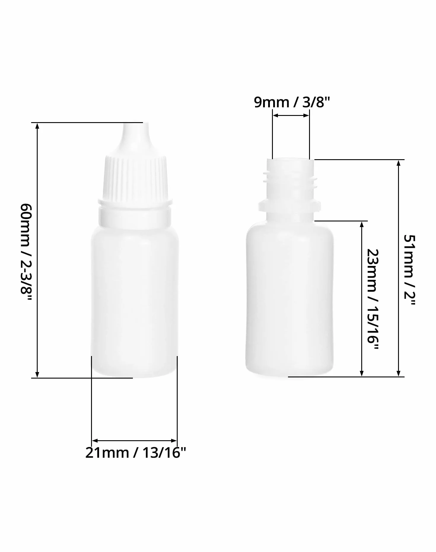 QWORK 150 Pcs Botellas Cuentagotas Plástico 10ml Muestra Líquido