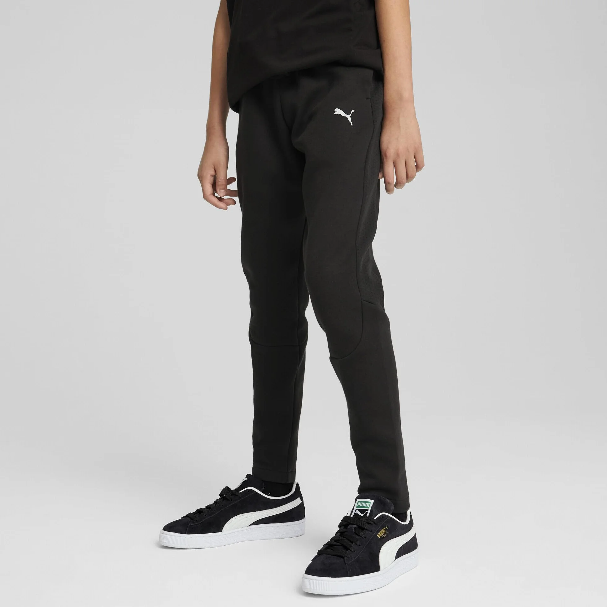 Puma Evostripe Pants Dk B - Pantalones de Punto Niños