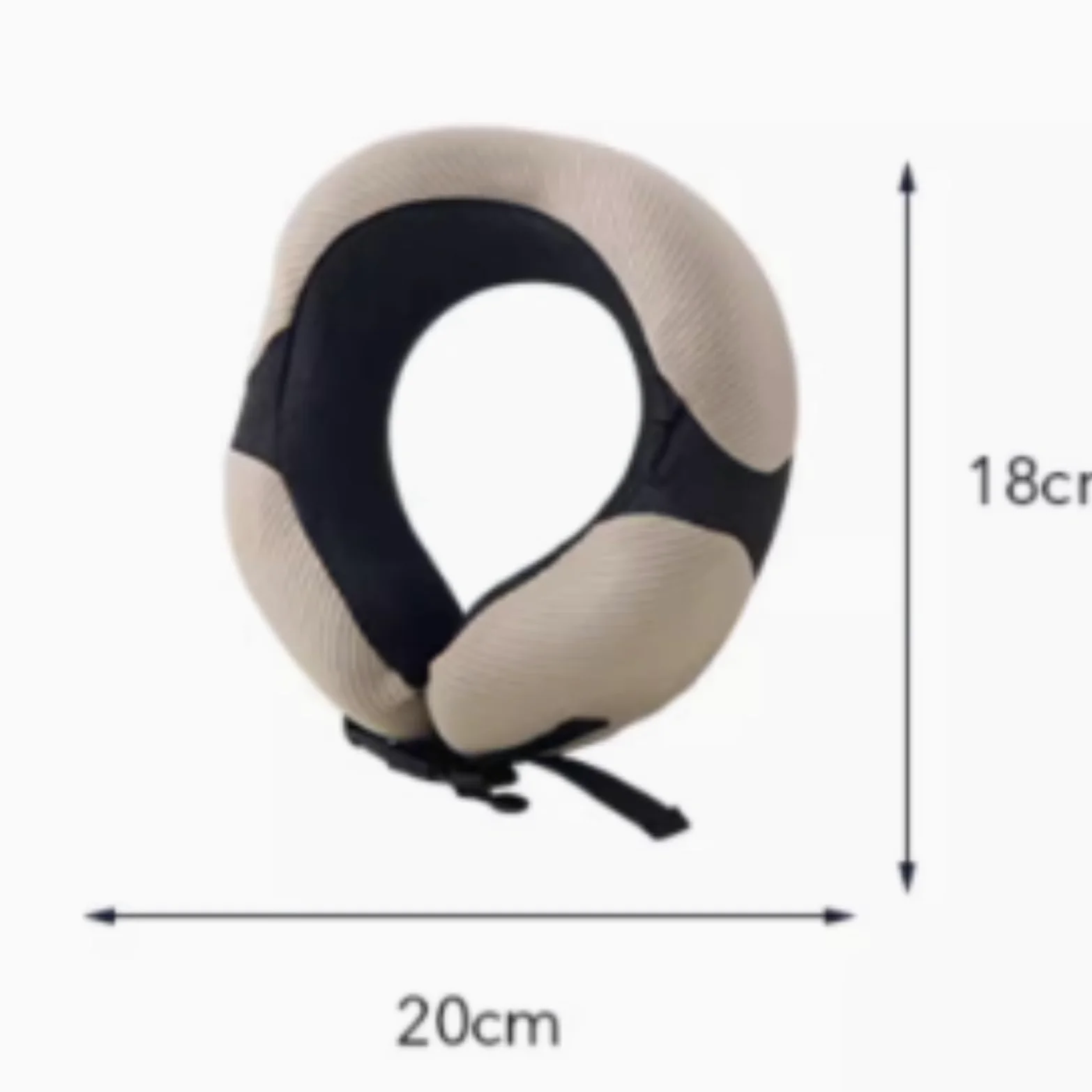 Almohada De Viaje Cuello Oficina Almohada De Viaje Portátil En Forma U For El Apoyo La Columna Cervical Y Sueño Accessorios De Viaje(Grün)