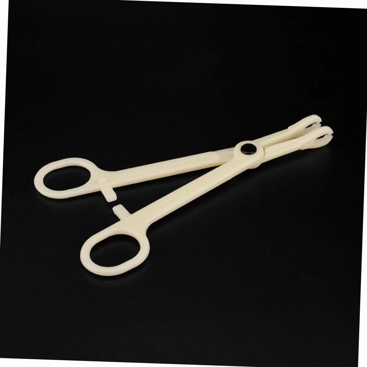 VALICLUD 5 piezas pinzas redondas desechables esterilizadas piercing forceps para labios nariz ombligo cejas