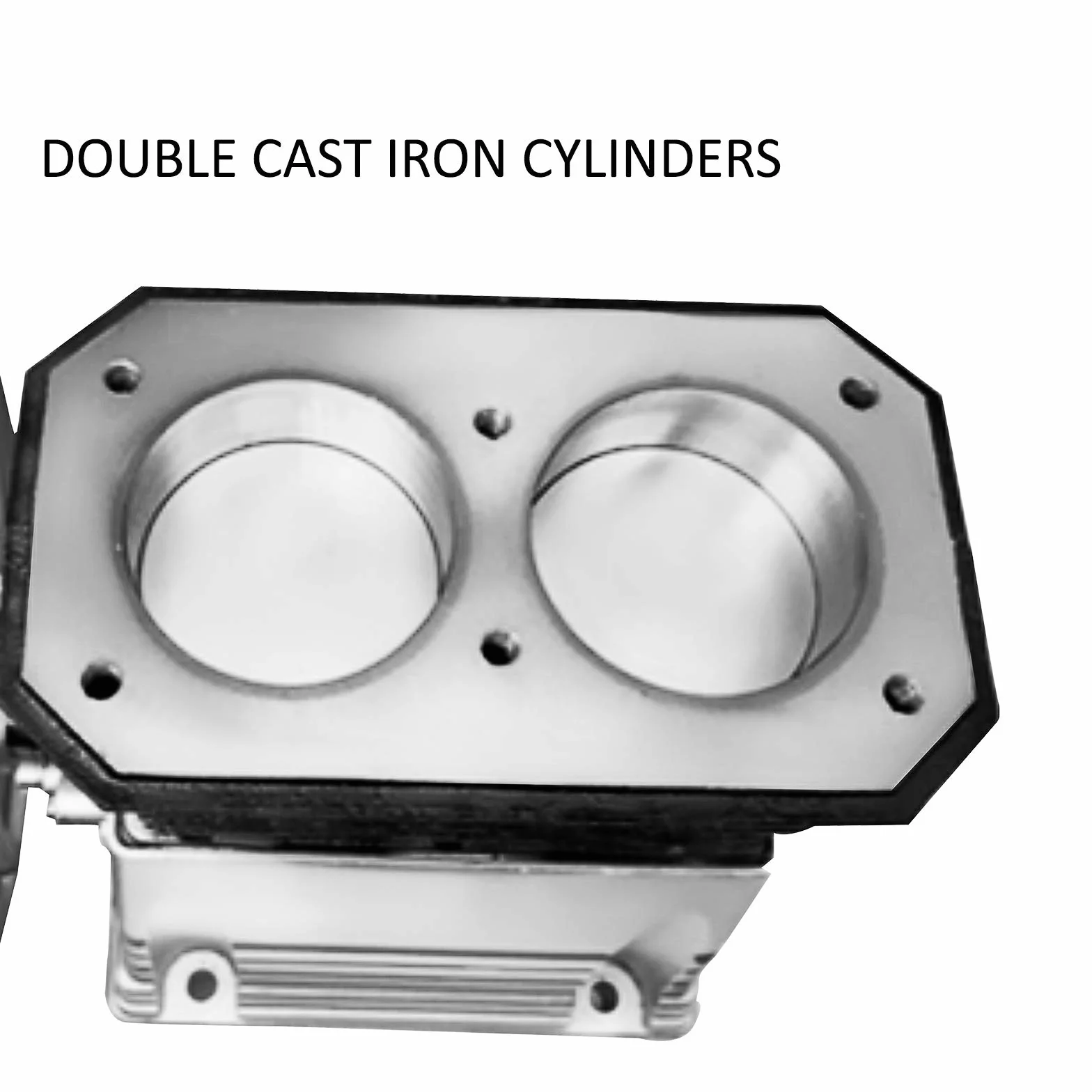 VEVOR Bomba de compresor de aire 375L 3KW pistón doble cilindro 1300rpm 1 etapa 11 bar aluminio
