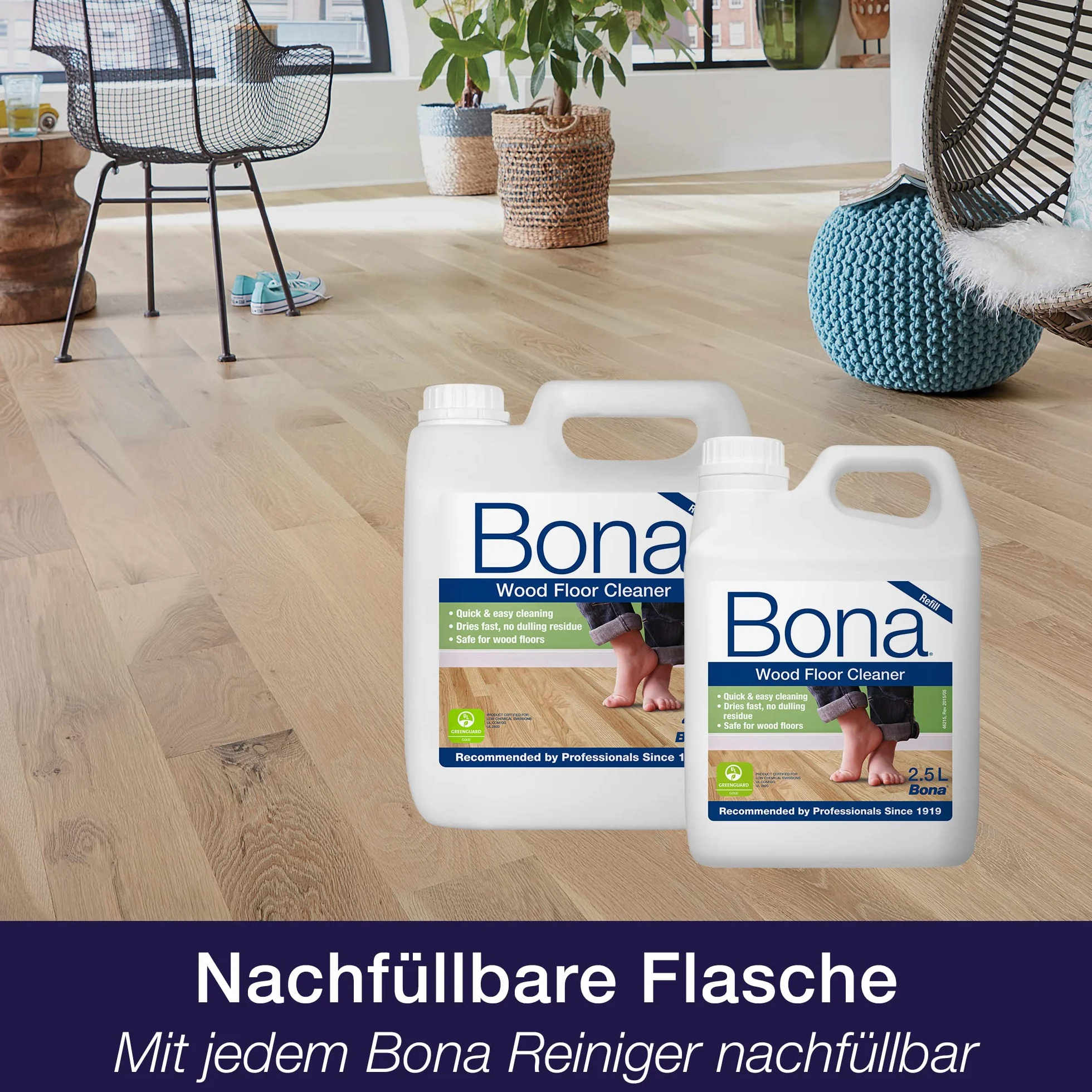 Bona Limpiador de parquet Spray 1 L Cuidado del Suelo