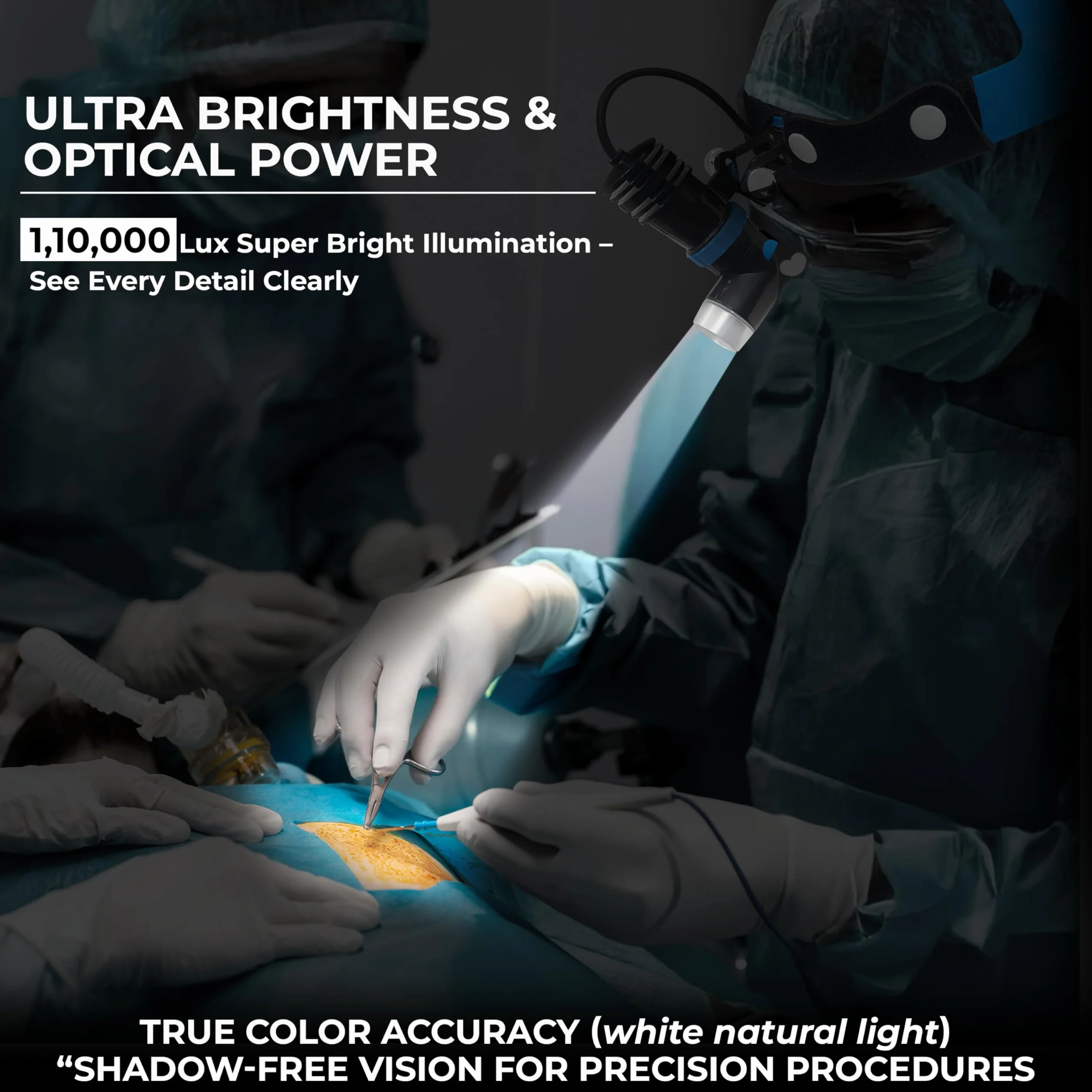 OTICA 10 vatios ENT Surgical LED Headlight