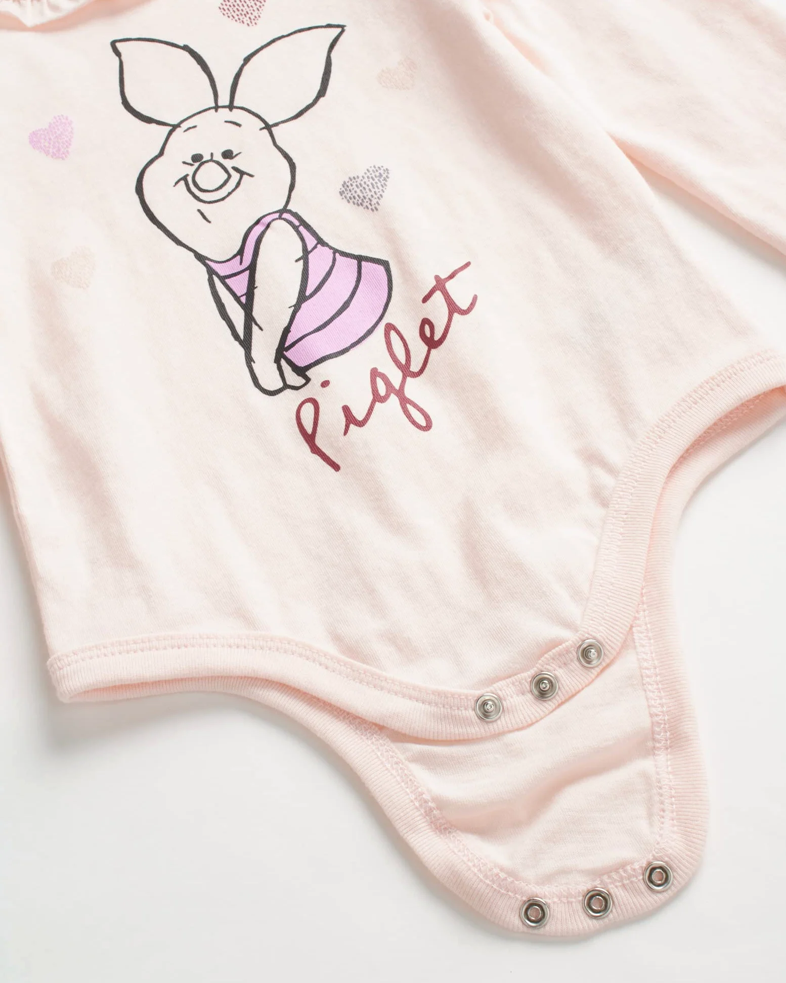Disney Conjunto de 3 piezas para bebé, Minnie Mouse, Bambi, Winnie the Pooh Bodysuit, camiseta y pantalón deportivo (0-24 meses)