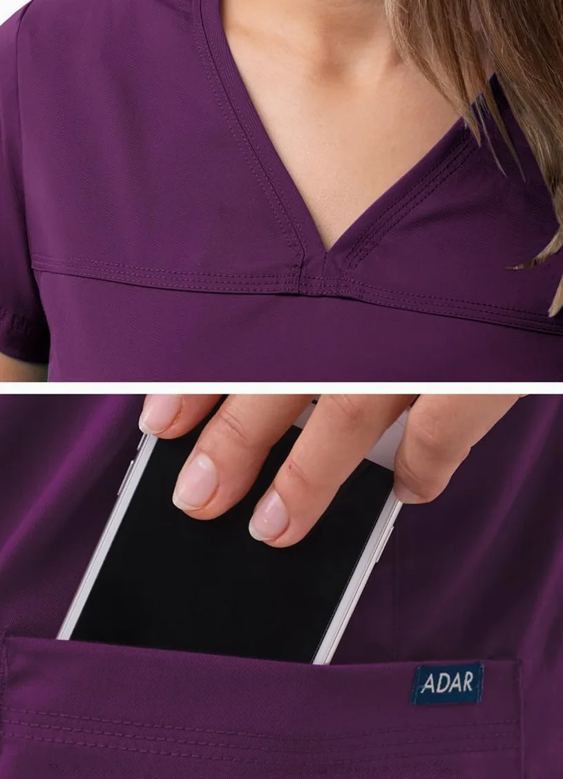 Adar Pro Prendas médicas para Mujer - Casaca médica sin Mangas con Cuello en V