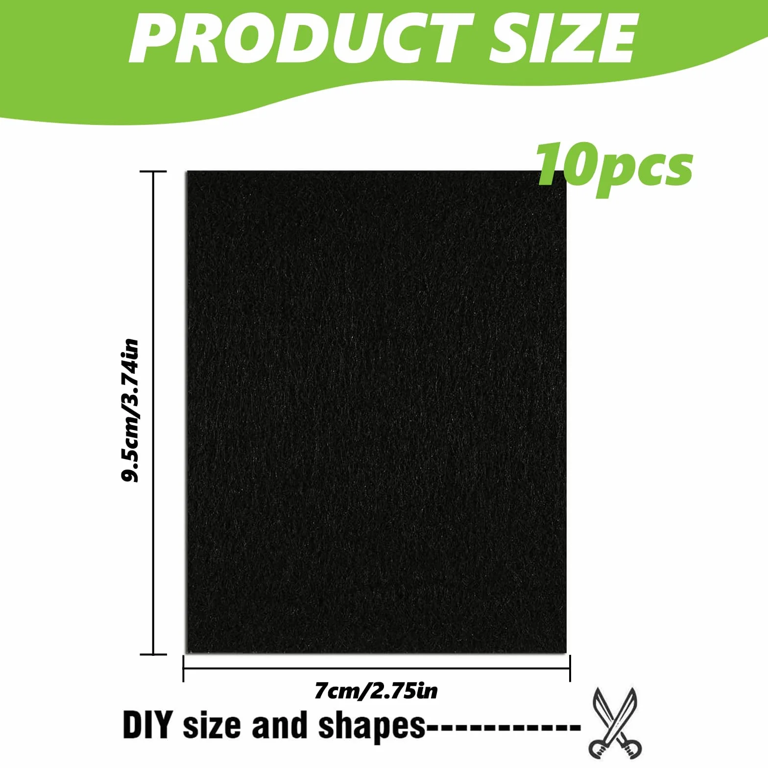 Filtros de carbón Activado Antiolor Cuadrados compatibles con Joseph Food Waste Caddy, Filtro para Cubos de Repuesto para Cocina de Interior