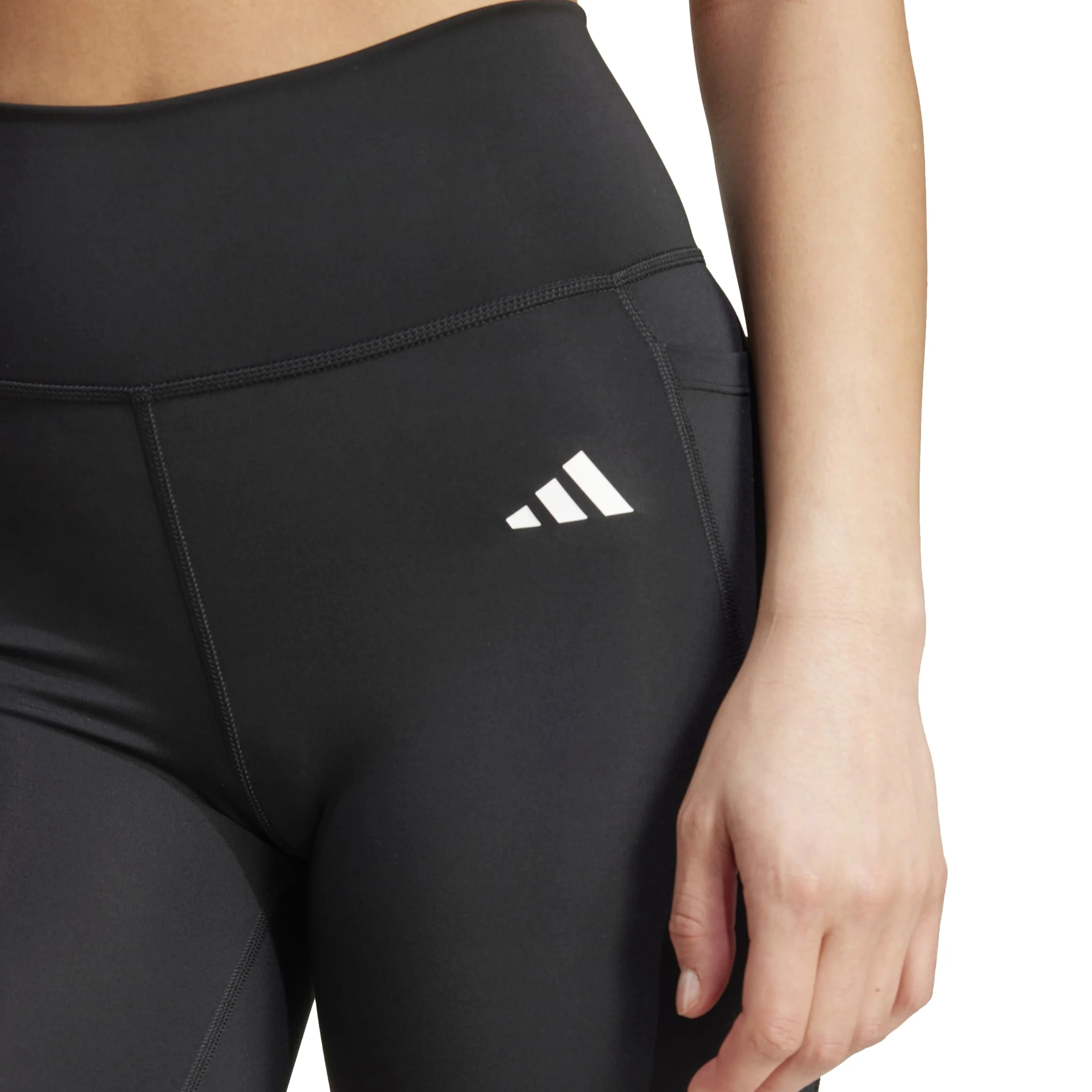 Adidas Mujer Optime Essentials Stash Pocket 7inch Short Leggings
