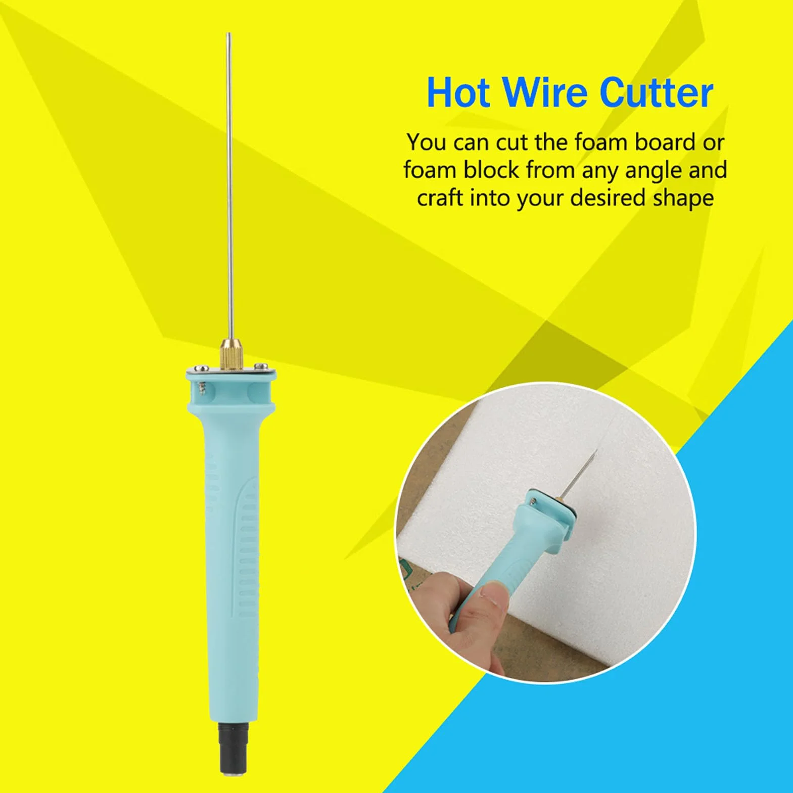 Cortador de alambre caliente eléctrico para espuma de poliestireno, herramienta de grabado manual