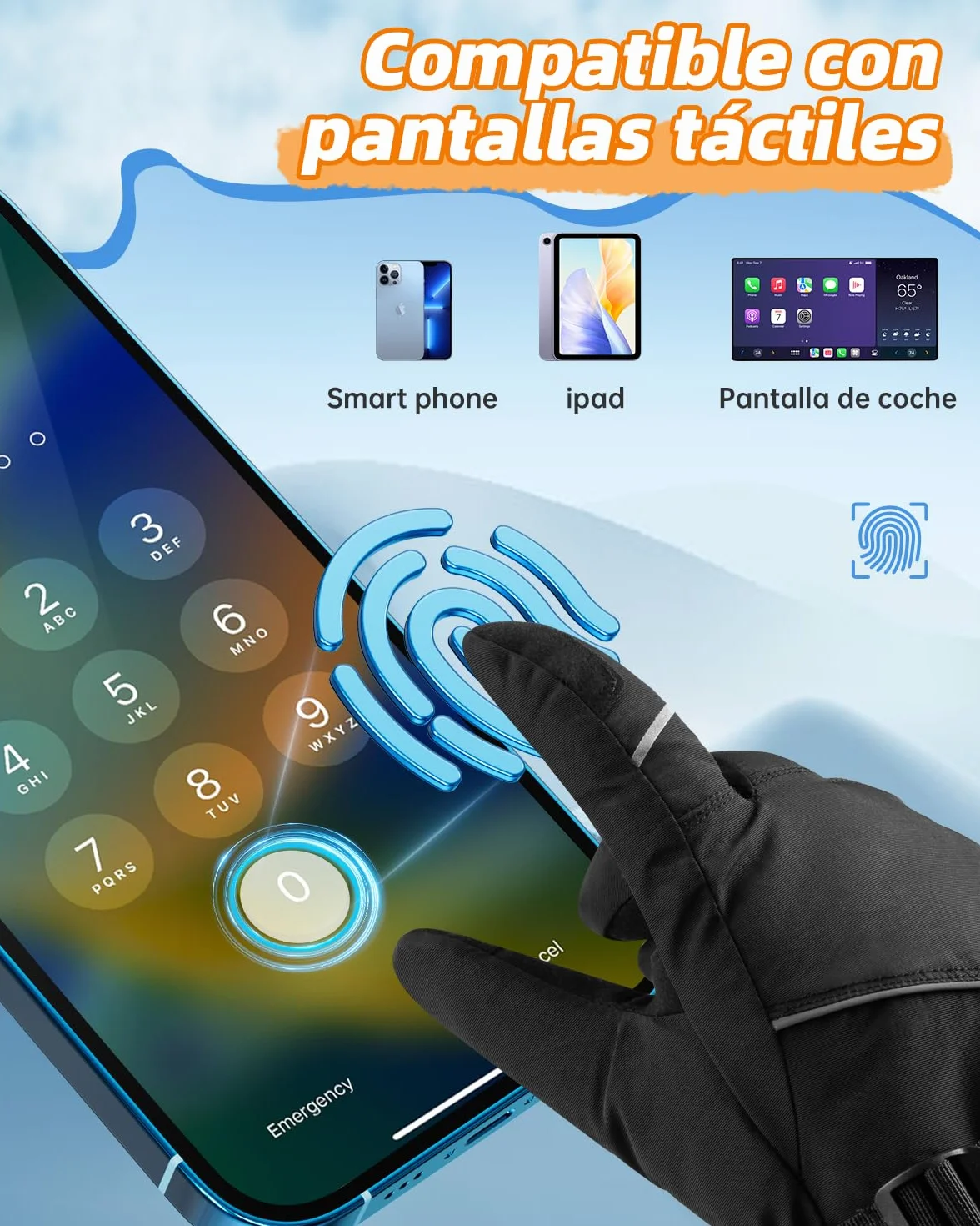 Guantes universales para Hombres y Mujeres aplicables