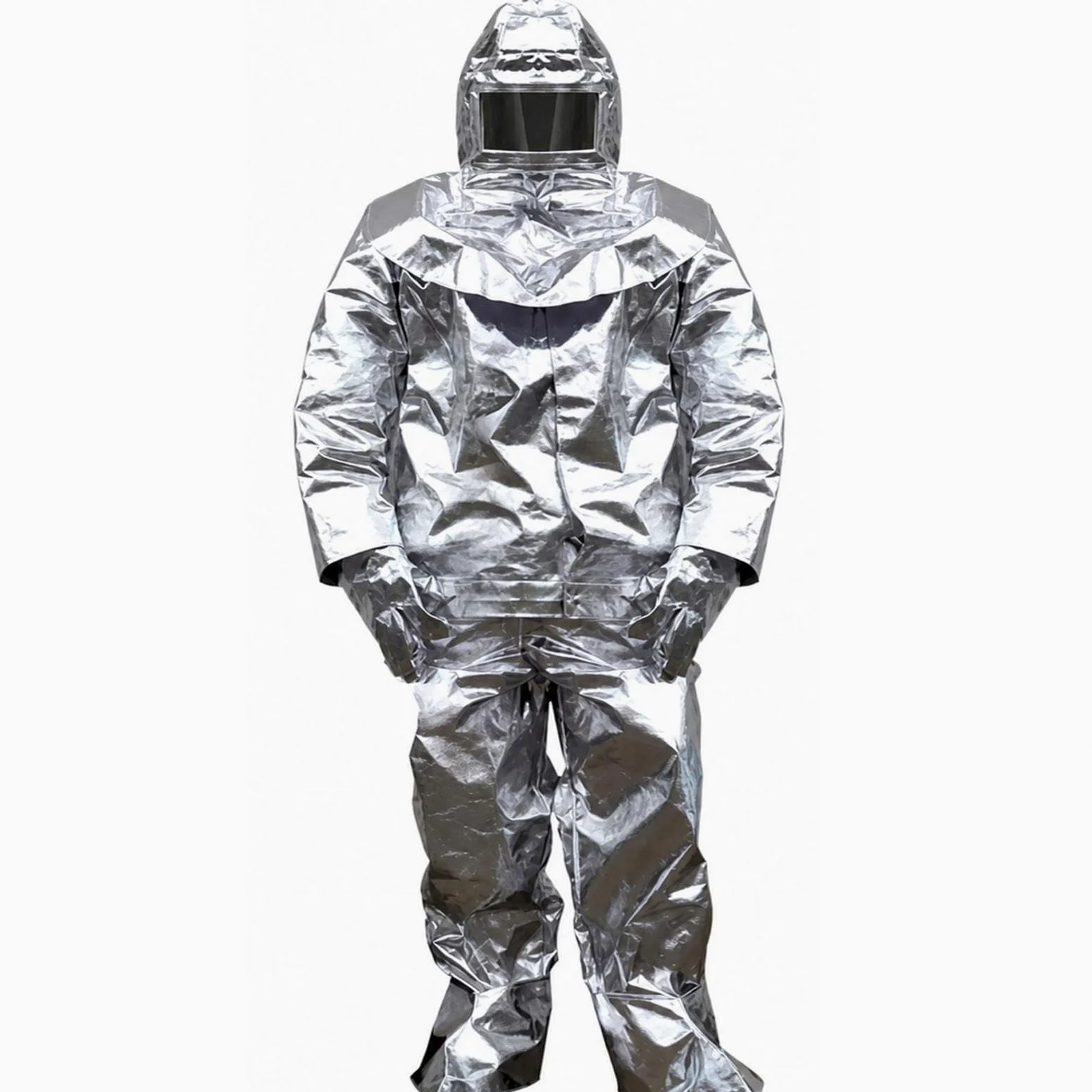 Traje Aislamiento Resistente Al Calor, Traje Resistente Calor Traje Aluminizado Resistente Calor Papel Aluminio Mina Carbón, Pozo Petróleo, Mina, Planta Química