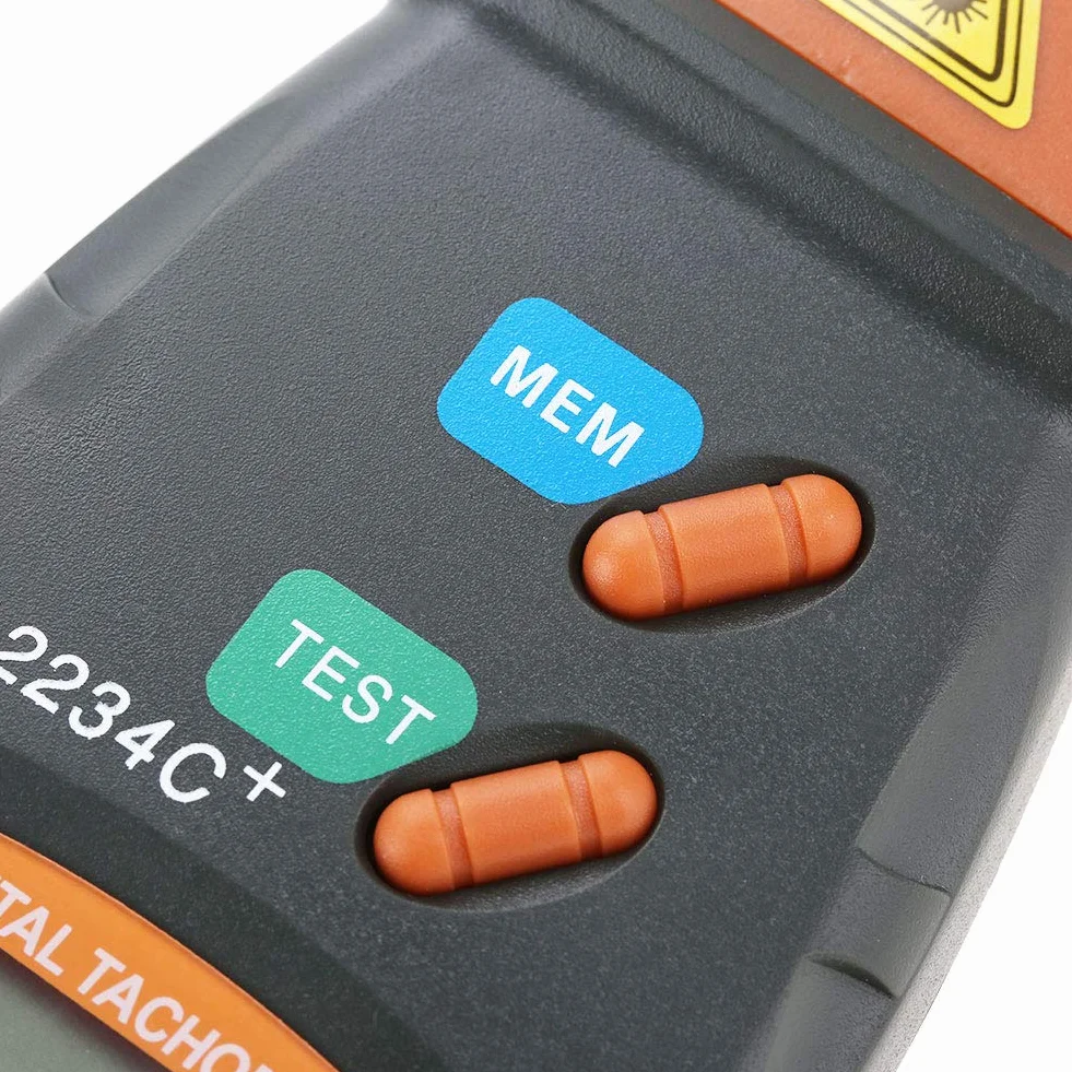 Tacómetro LCD sin Contacto, Láser Digital RPM Medidor de Velocidad Herramienta de Diagnóstico