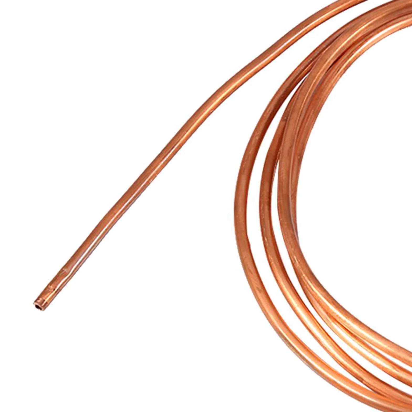 Tubo de Cobre Suave 2M OD 4 mm x ID 3 mm Tuberías de Refrigeración