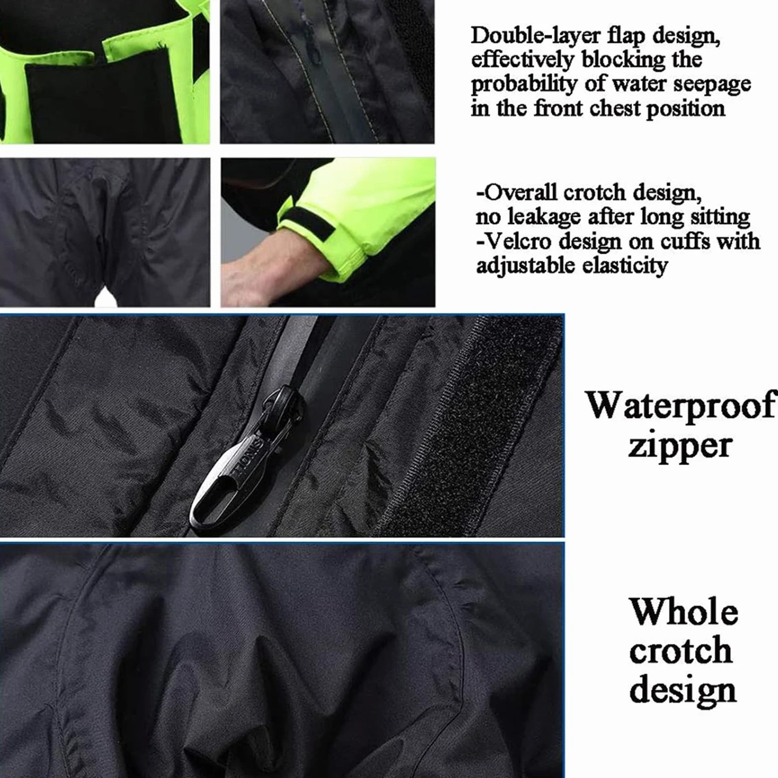 Traje De Lluvia (Chaqueta + Pantalón), 100% Impermeable, Trabajo Al Aire Libre Chaqueta De Lluvia Y Pantalón Unisex Ropa De Lluvia con Capucha para Todos Los Deportes Granja Pesca Motocicleta (Color