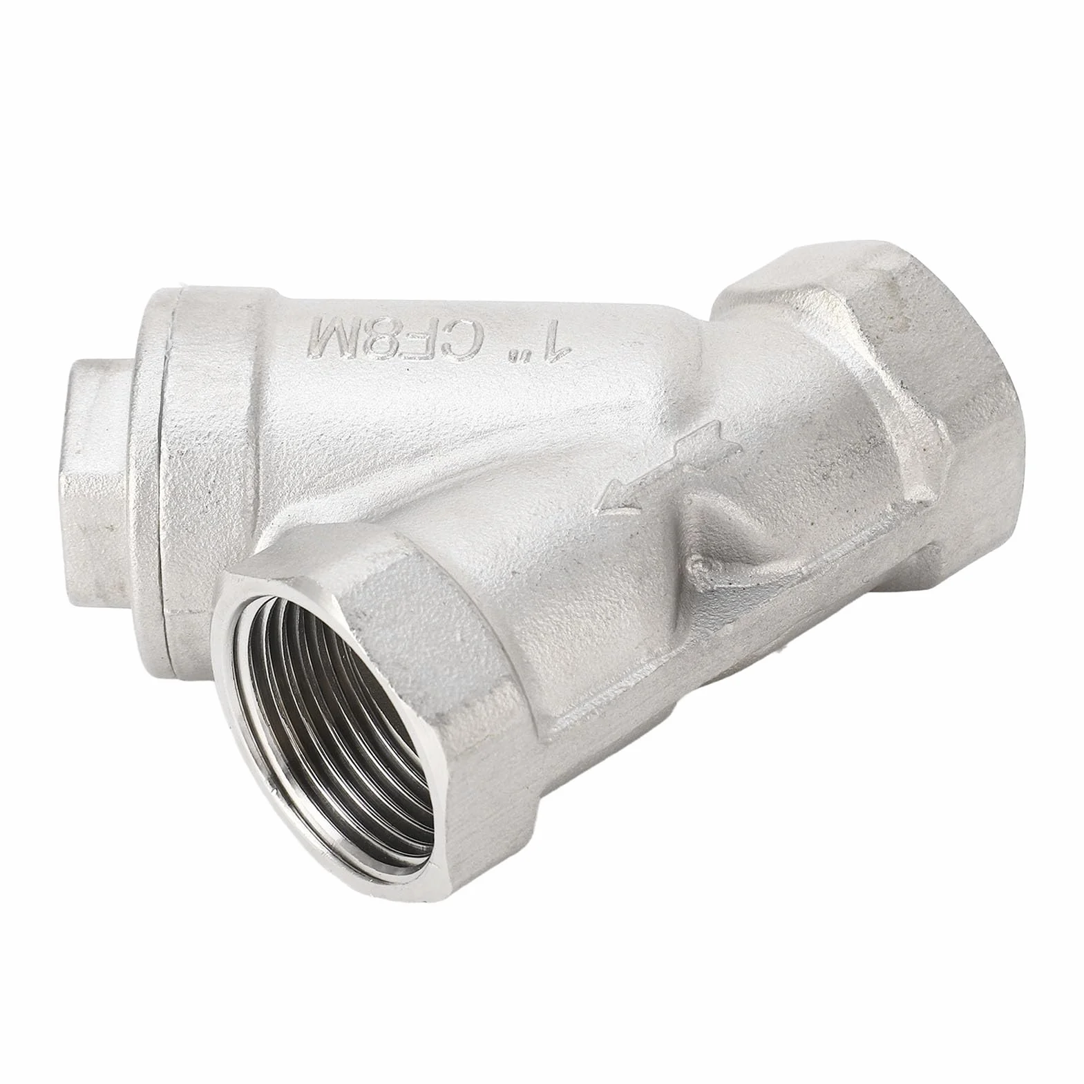 BRRNOO Filtro de Tubería de Agua Acero Inoxidable 304 en Forma de Y 1 Pulgada DN25 Rosca