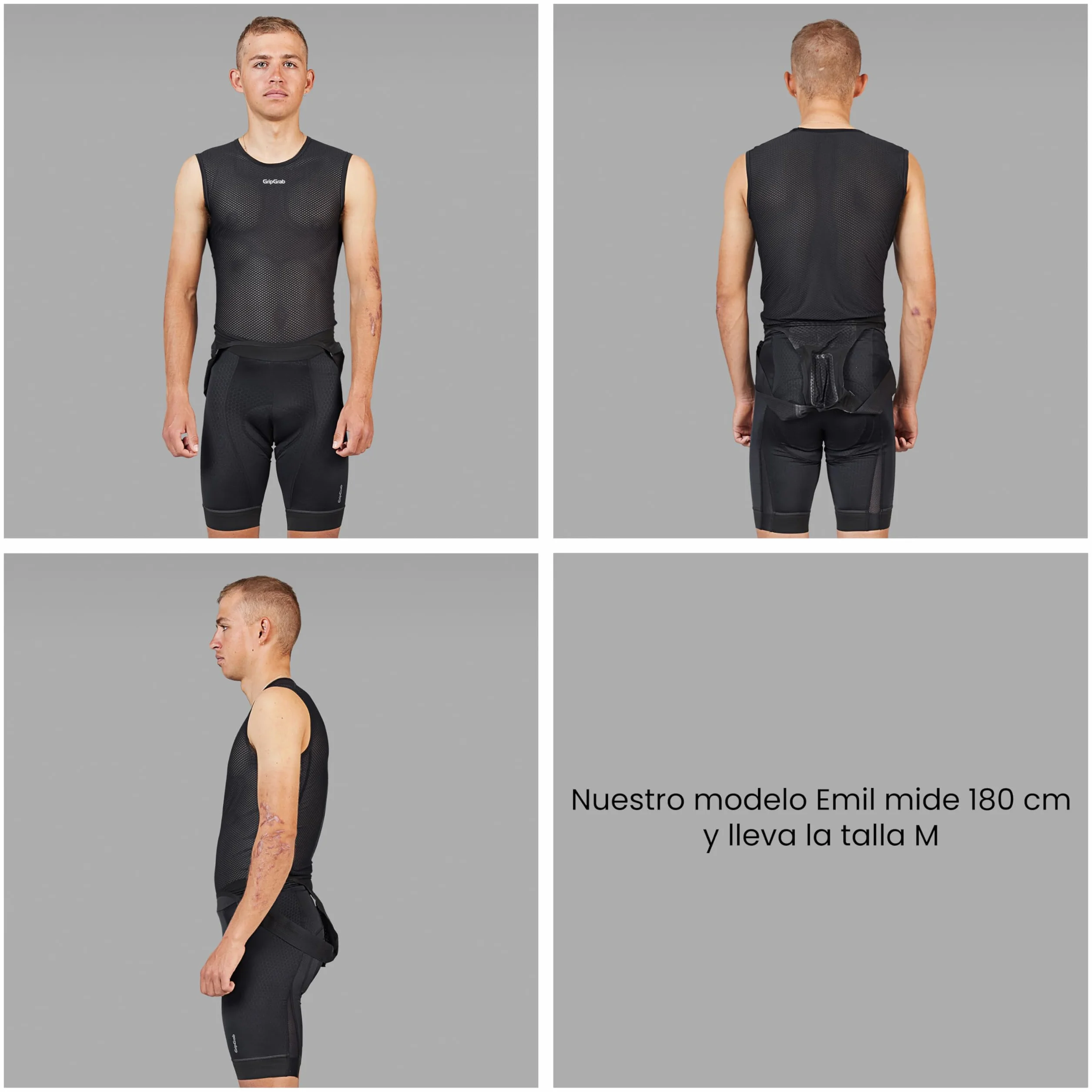 GripGrab Camiseta Interior Ciclismo Ultralight Pack 1 o 3 Uds Camiseta Tirantes Ciclismo Rejilla Segunda Piel Transpirable