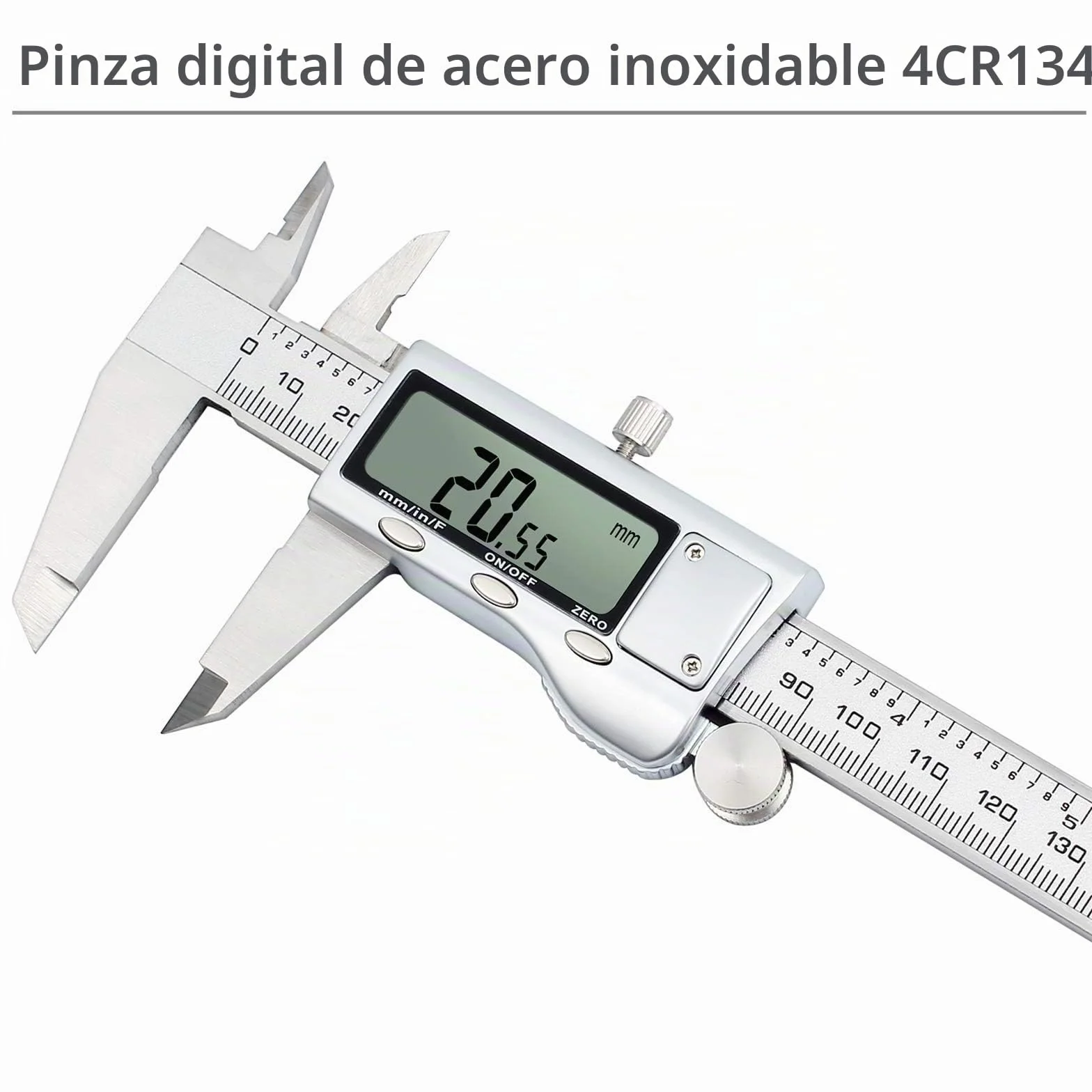Proster Calibre Digital Pie de Rey 0-150mm 6 Pulgadas Calibrador Electrónico Acero Inoxidable