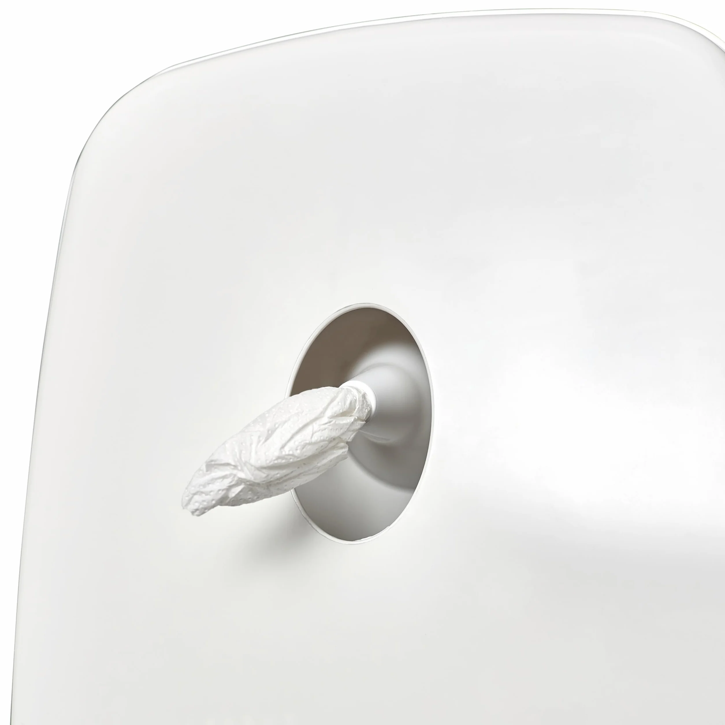 Jofel Dispensador de Papel en Bobina 205mm Mecha en Continuo Bobina Especial Centro Base Carcasa ABS Blanco