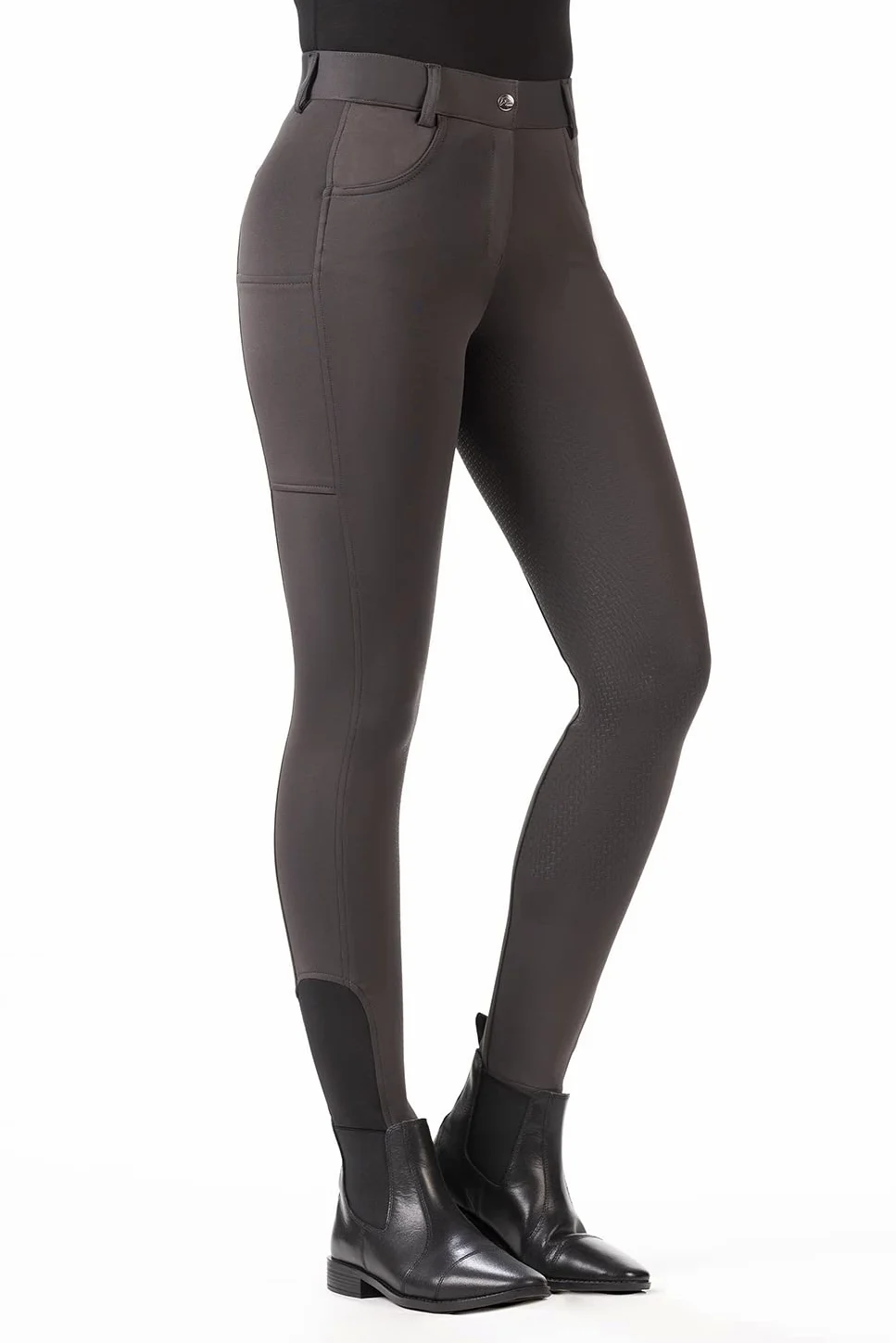 HKM Blooms Culera Full Silicona - Pantalones de Montar Mujer