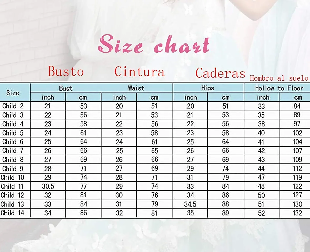Vestidos Blancos de comunión para niñas Vestido de niña de Flores de Manga Larga para Boda Vestido de Fiesta para niñas Vestido Formal