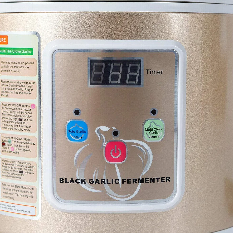 Fermentador de ajo negro 5L automático inteligente Garlics Maker 30x30x31.8 cm