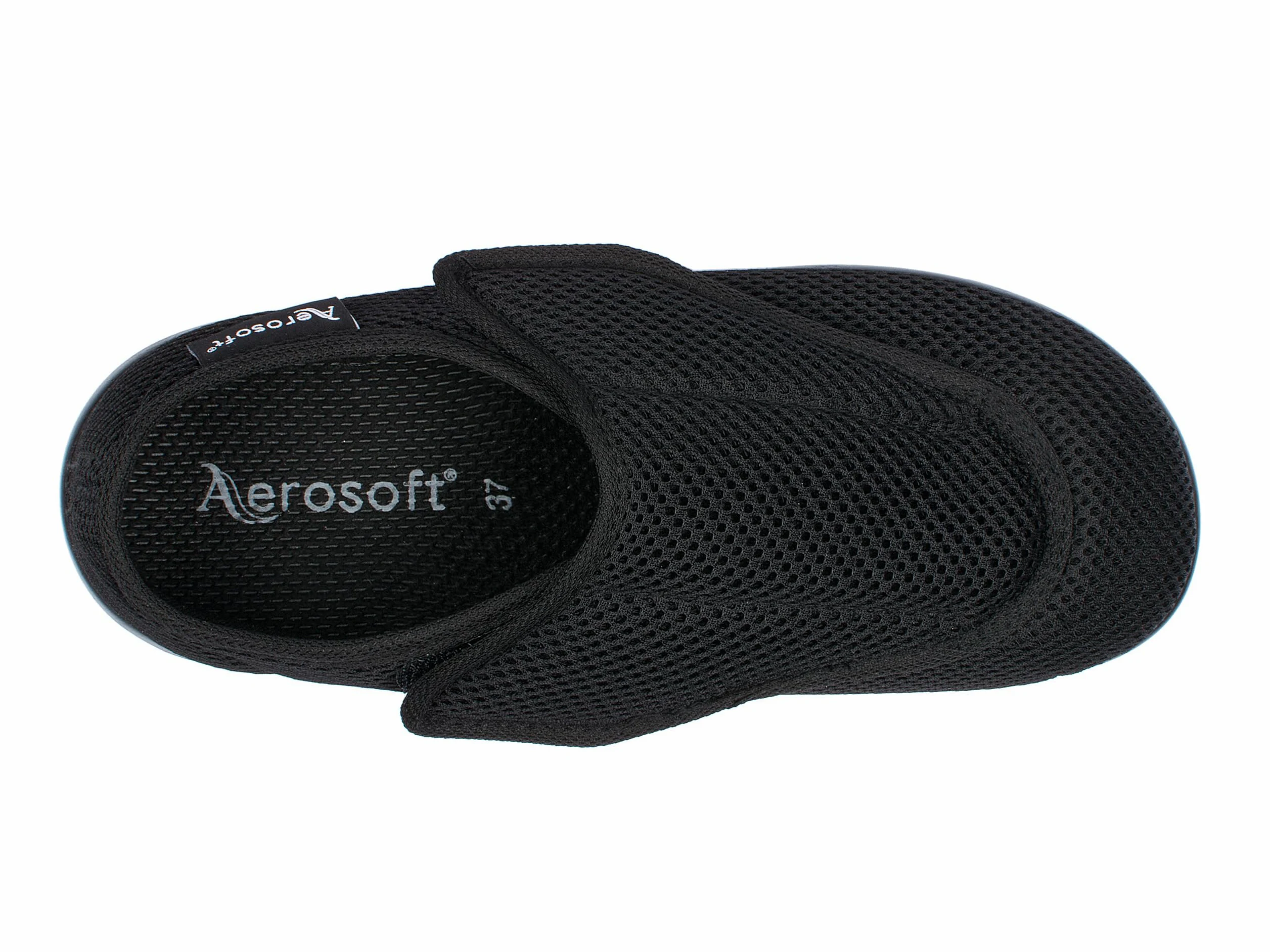 Aerosoft Stretch 17 – Zapato de Salud cómodo con Cierres Ajustables, Ancho G–H, Antideslizante