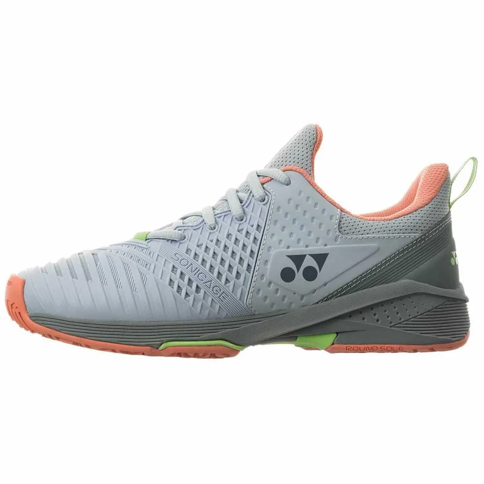 YONEX Sonicage 3 Zapatillas De Pádel Mujeres Azul Claro-Albaricoque