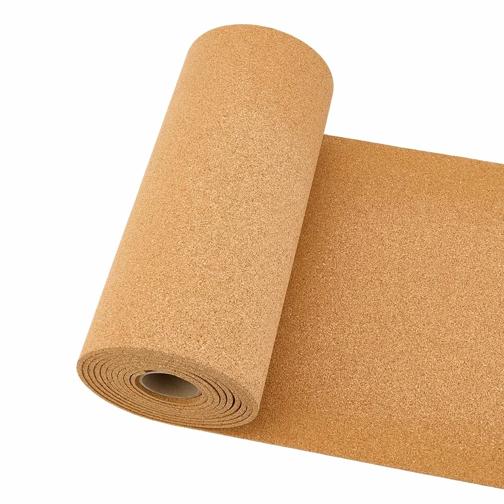 OLYCRAFT Rollo de corcho natural 3 m x 30 cm x 4 mm, tablero de anuncios, manualidades, decoración oficina